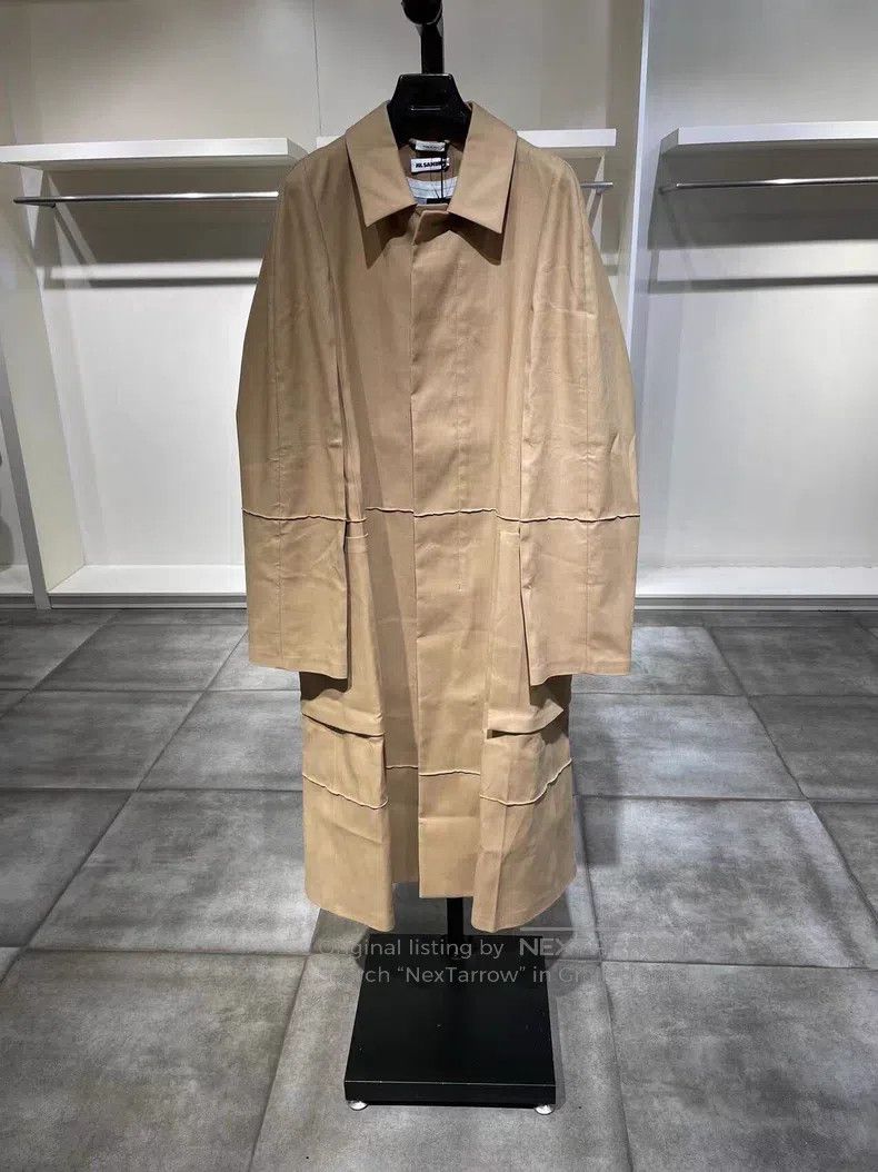 Jil Sander Jil Sander size 44 Brown long coat Size L / US 10 / IT 46 - 2 Thumbnail
