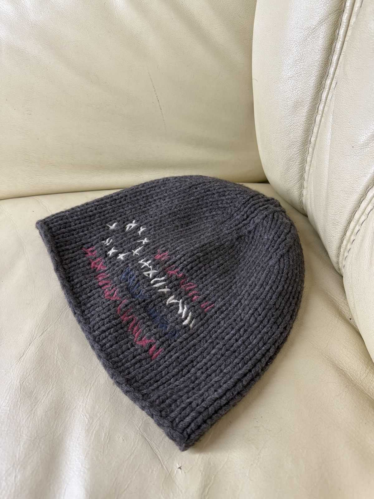 Japanese Brand Vintage Hunky dory stockholm knited beanie har embroidered Size ONE SIZE - 1 Thumbnail