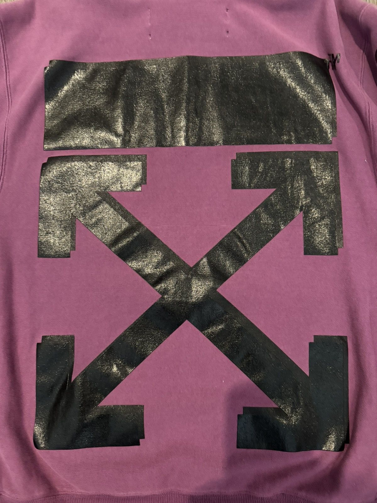 Champion × Off-White Off White Champion Purple Hoodie Size Medium Size US M / EU 48-50 / 2 - 10 Thumbnail