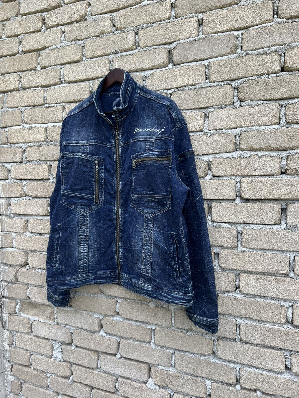 Japanese Brand Grancisco Masamikenzai Workwear Style Jacket Size US L / EU 52-54 / 3 - 4 Thumbnail