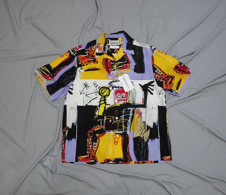 Wacko Maria Wacko Maria Jean Michel Basquiat Shirt Basquiat Short Slee Size US S / EU 44-46 / 1 - 1 Thumbnail
