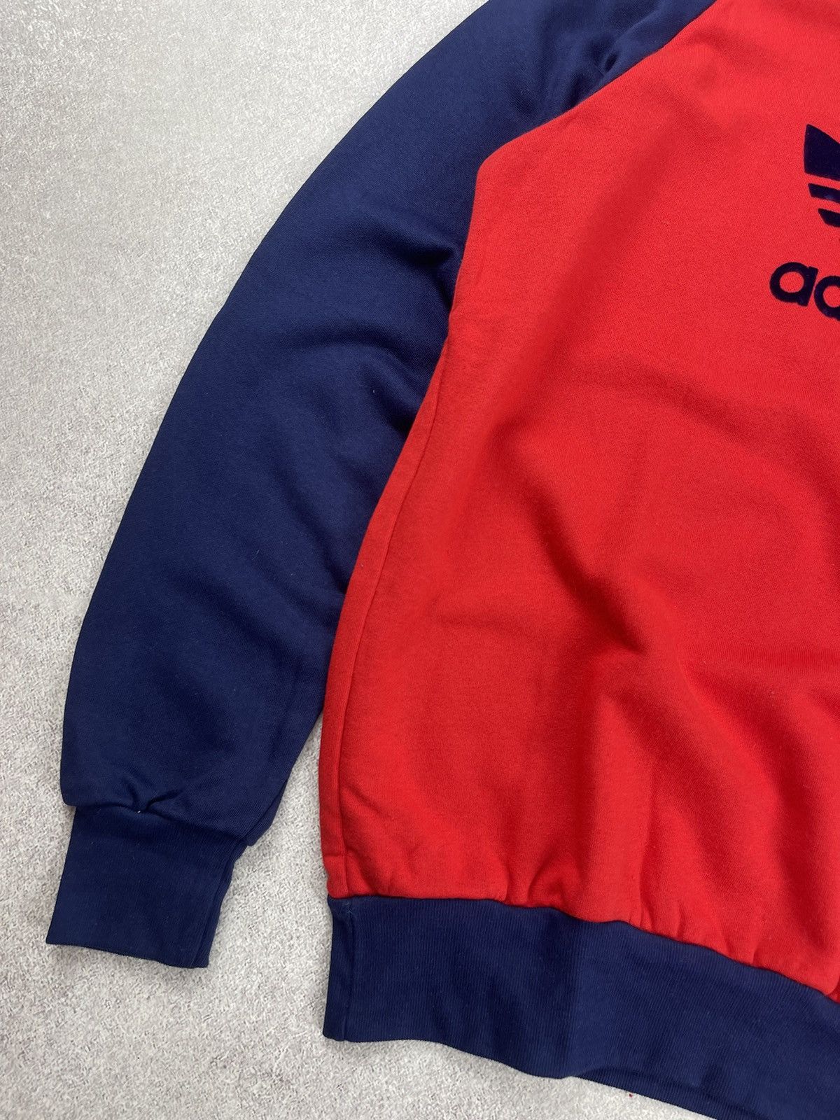 Adidas Vintage 80’s Adidas Logo Swestshirt Jumper Red Size XL Size US XL / EU 56 / 4 - 3 Thumbnail