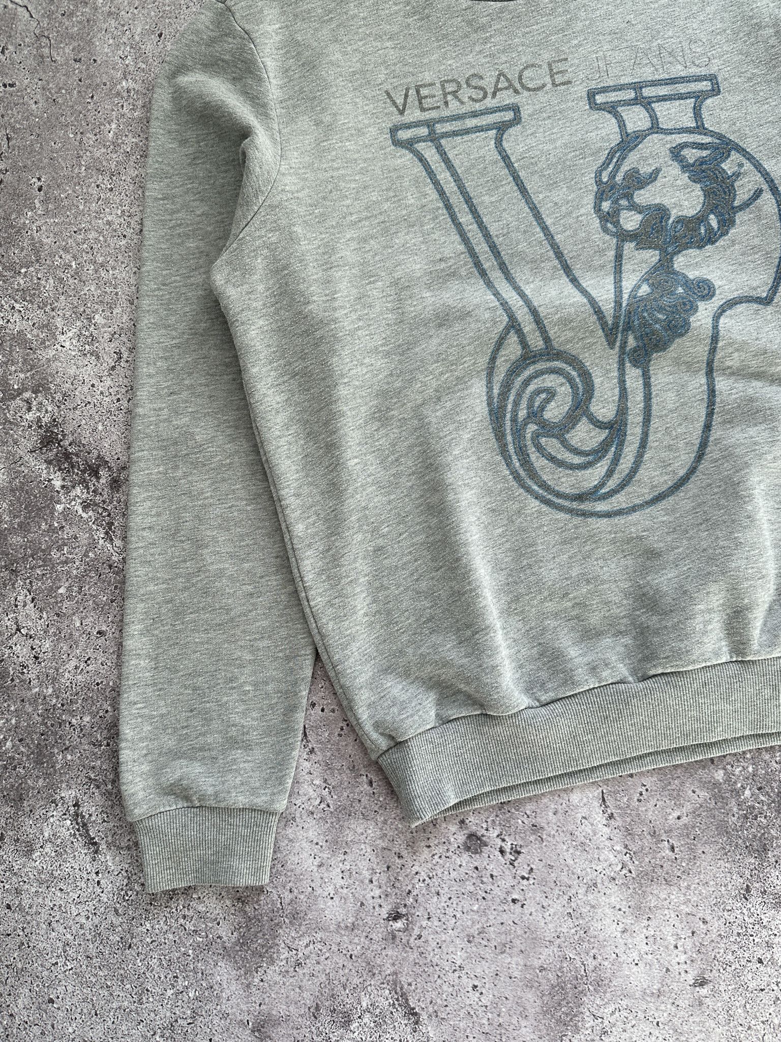 Versace Versace Jeans Gray Sweatshirt Size US M / EU 48-50 / 2 - 4 Thumbnail