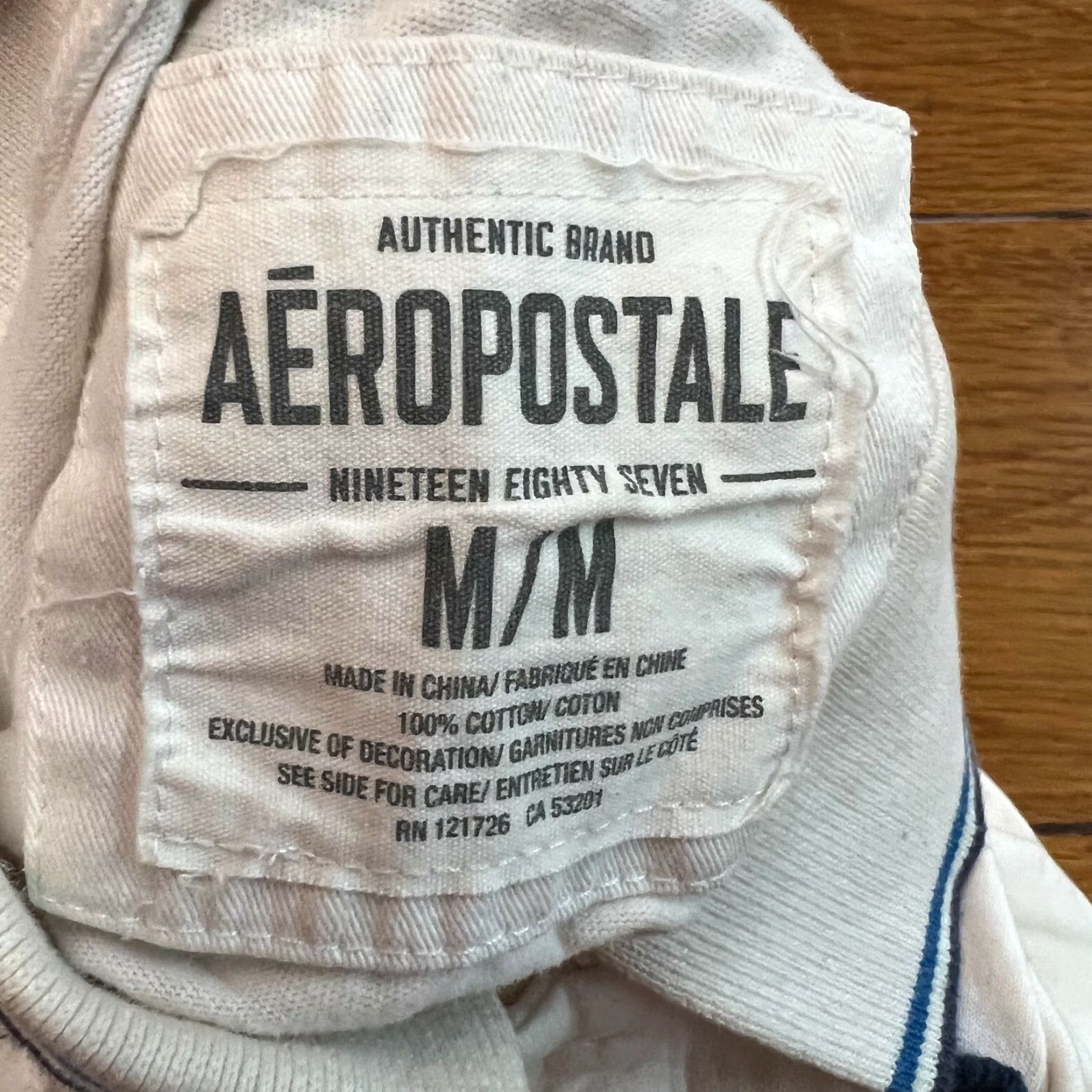 Vintage Aéropostale Polo T Shirt White Polo Shirt Mens Short Sleeves Cotton Size Medium Logo A87 Polo T Shirt White Size US M / EU 48-50 / 2 - 4 Thumbnail