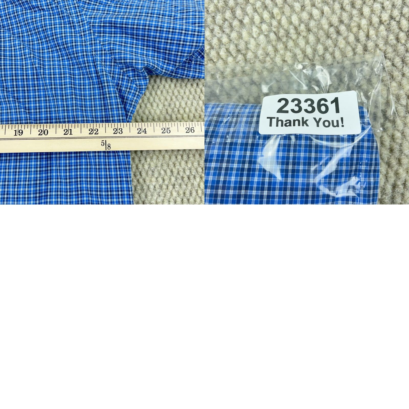 Ralph Lauren Ralph Lauren Shirt Men Large Blue Button-Up Classic Fit Plaid Camp A6 Size US L / EU 52-54 / 3 - 8 Thumbnail