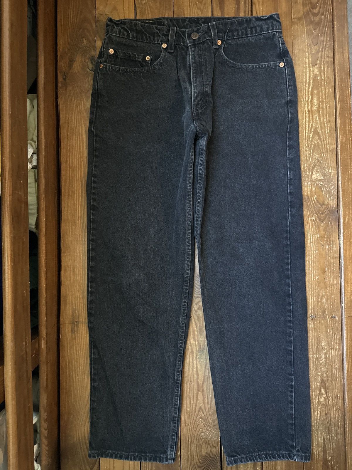 Levi's Vintage 90s Levi’s 550 Black Denim Jeans Size US 31 - 2 Thumbnail