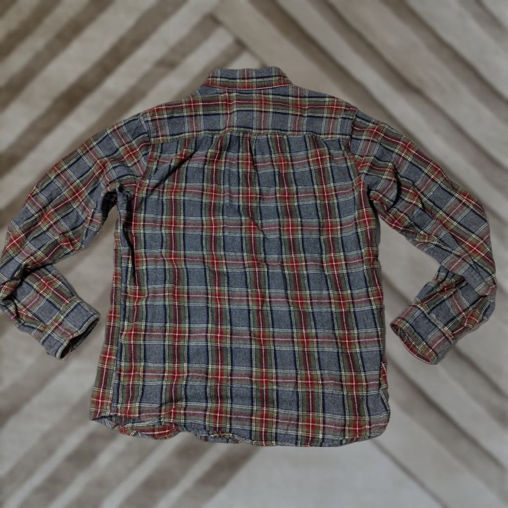 Vintage VINTAGE L.L. Bean Traditional Fit Shirt Men Small-REG Grey Scotch Plaid Flannel Button-Up Size US S / EU 44-46 / 1 - 1 Thumbnail