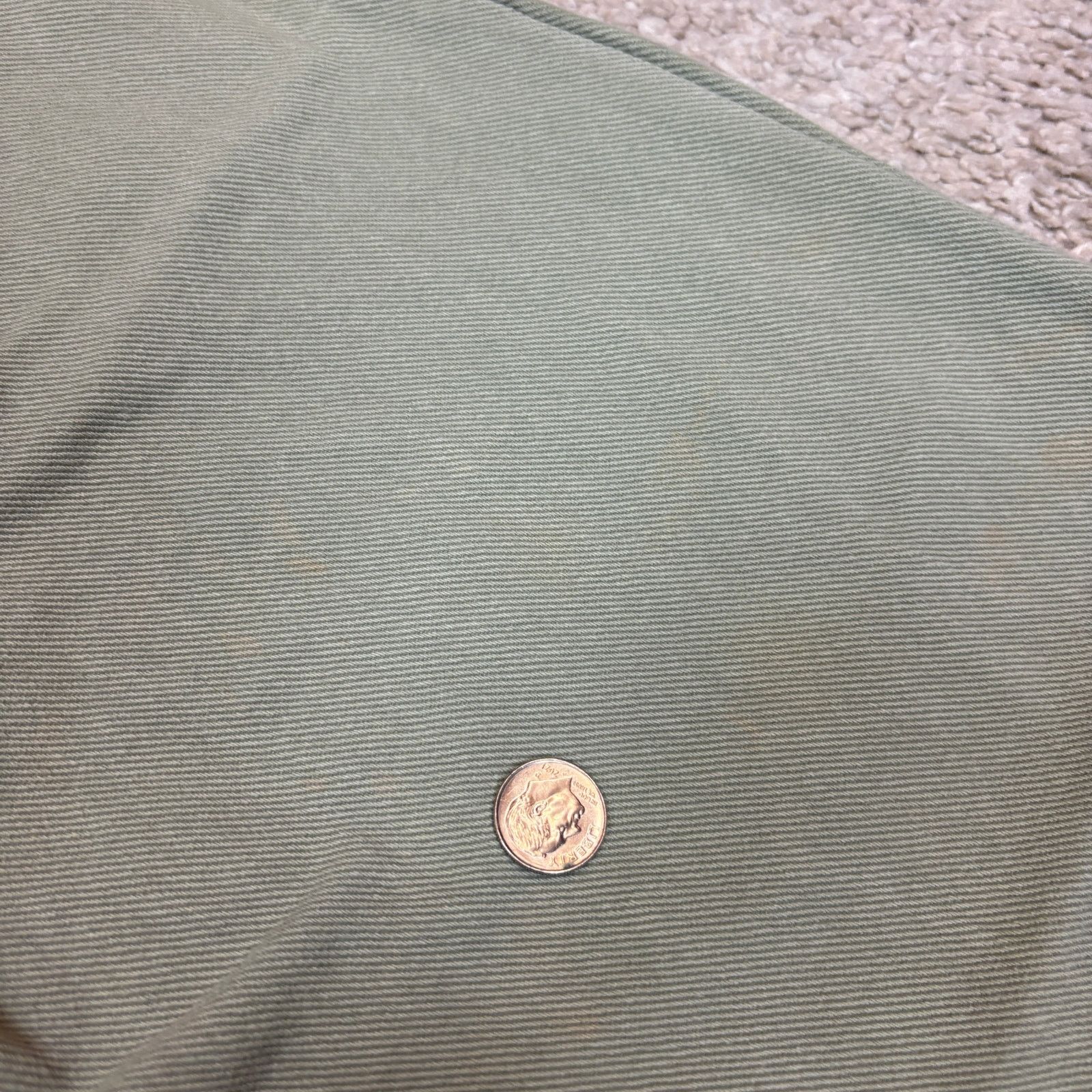 Alex Crane Alex Crane Canvas Cham Green Chino Pants Men's 28x29 Size US 28 / EU 44 - 11 Thumbnail