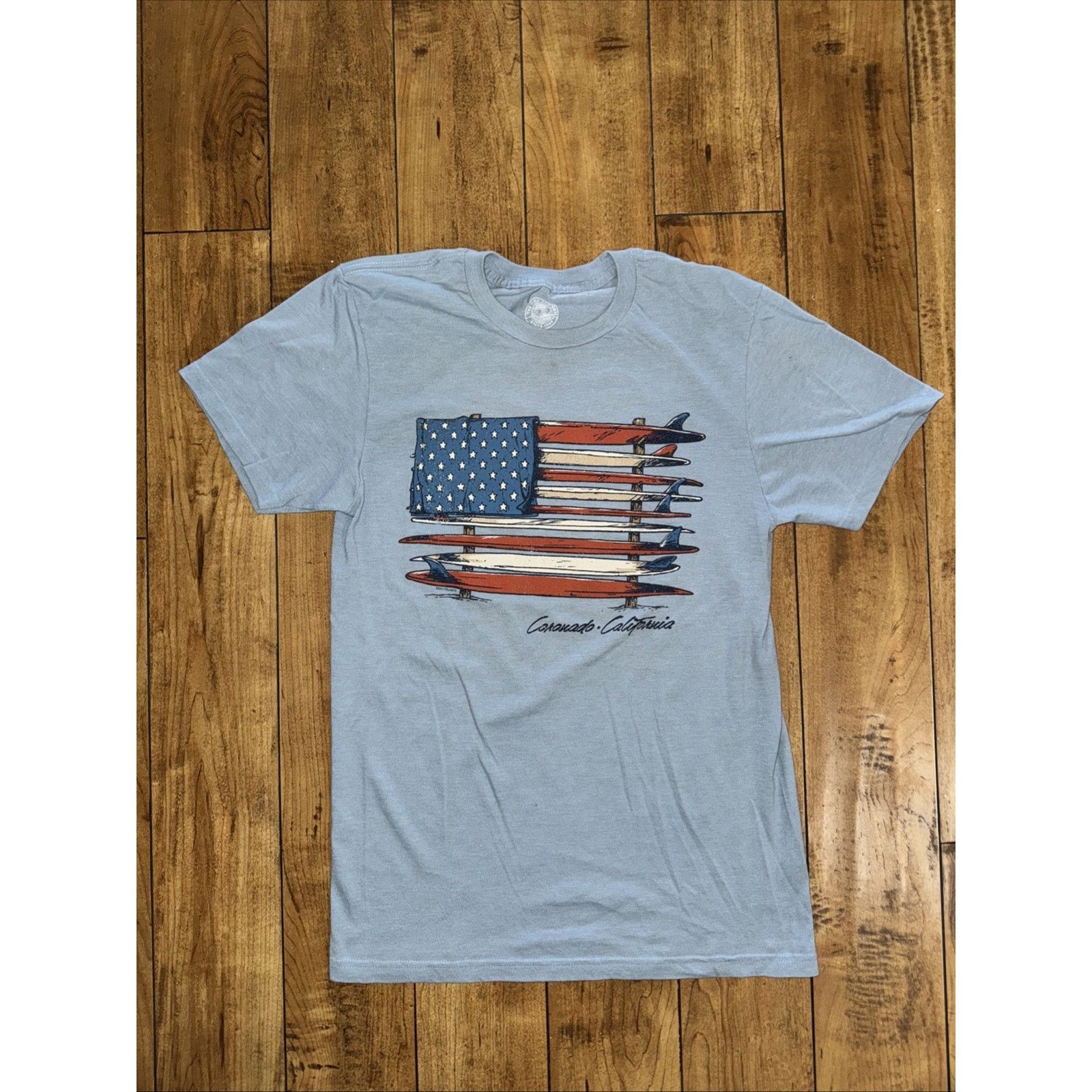 Hollister The Duck Company USA American Surfing T-Shirt Blue S 17x27 Size US S / EU 44-46 / 1 - 1 Thumbnail