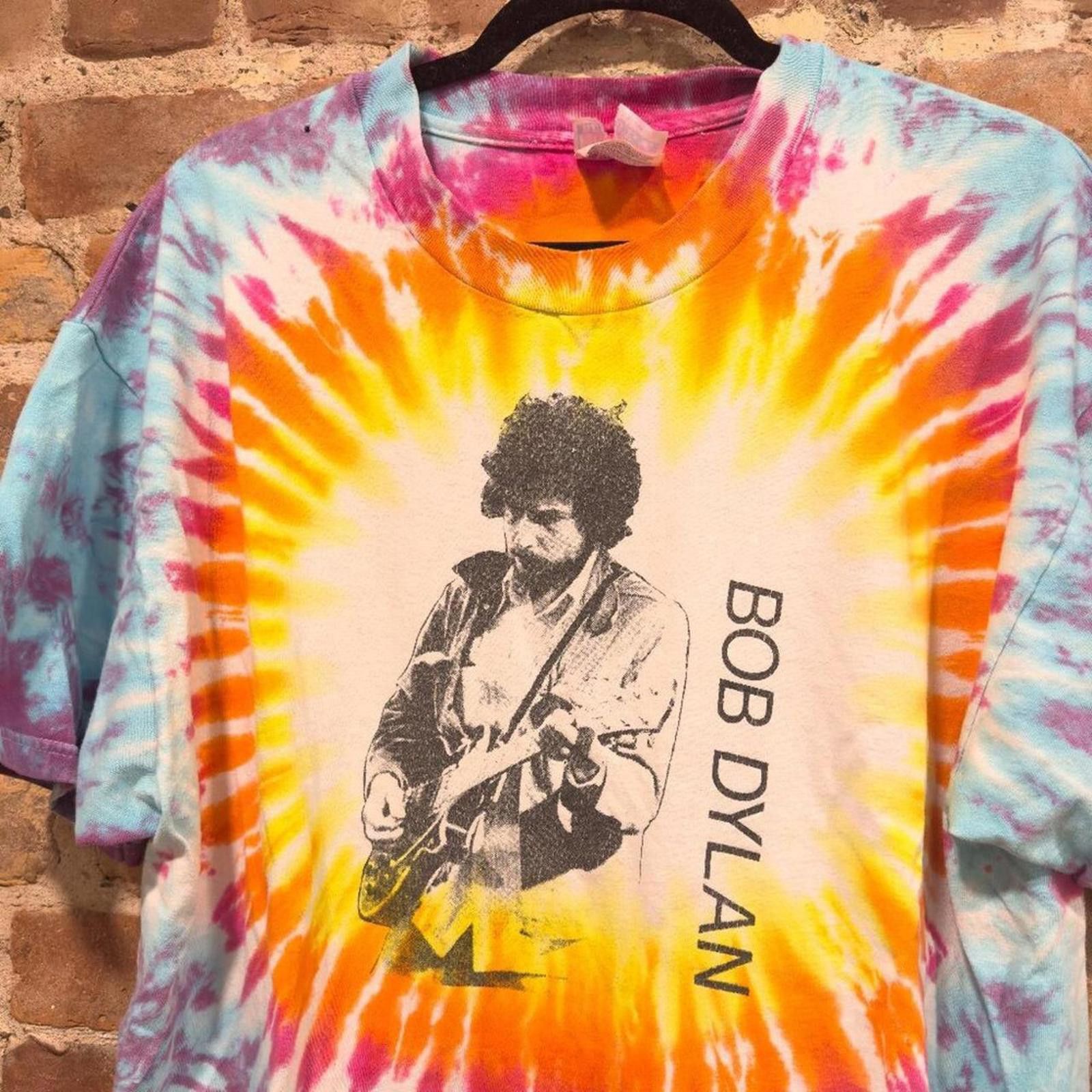 Hanes 1997 BOB DYLAN NEVER ENDING TOUR T-SHIRT Size US XL / EU 56 / 4 - 3 Thumbnail