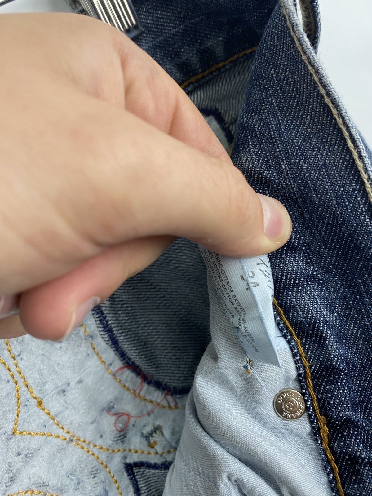 Dolce & Gabbana Vintage 90s Dolce Gabbana Y2K Jeans Retro Rare Hype Y2K Size US 34 / EU 50 - 16 Thumbnail