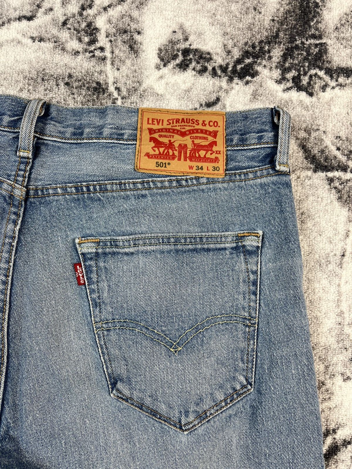 Levi's Levis 501 Vintage Blue Denim Jeans W34 L30 Made Mexico Size US 34 / EU 50 - 12 Thumbnail