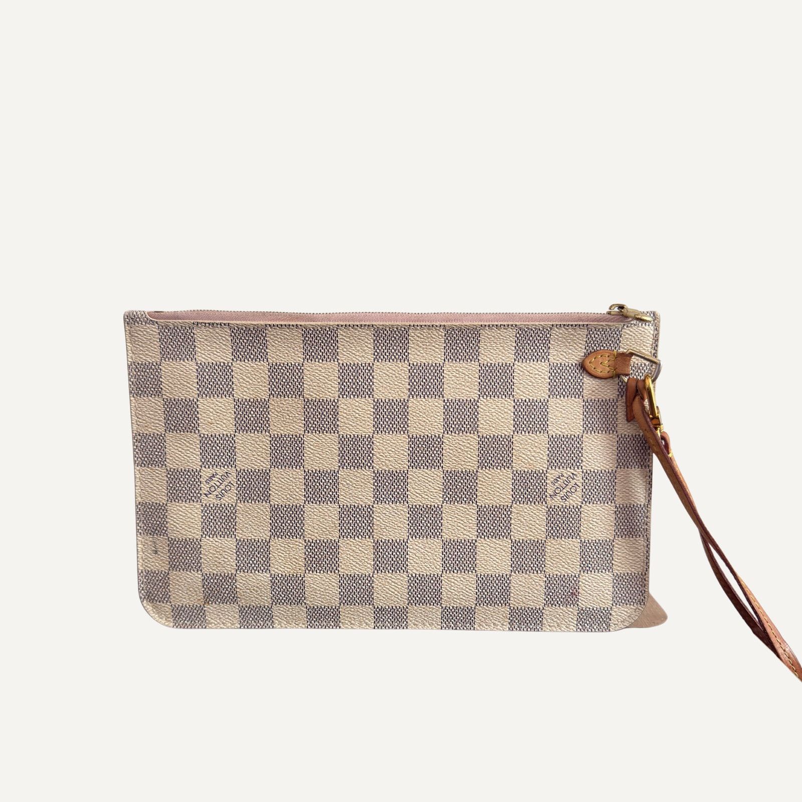 Louis Vuitton Louis Vuitton Neverfull Pochette Damier Azur Wristlet Size ONE SIZE - 2 Thumbnail