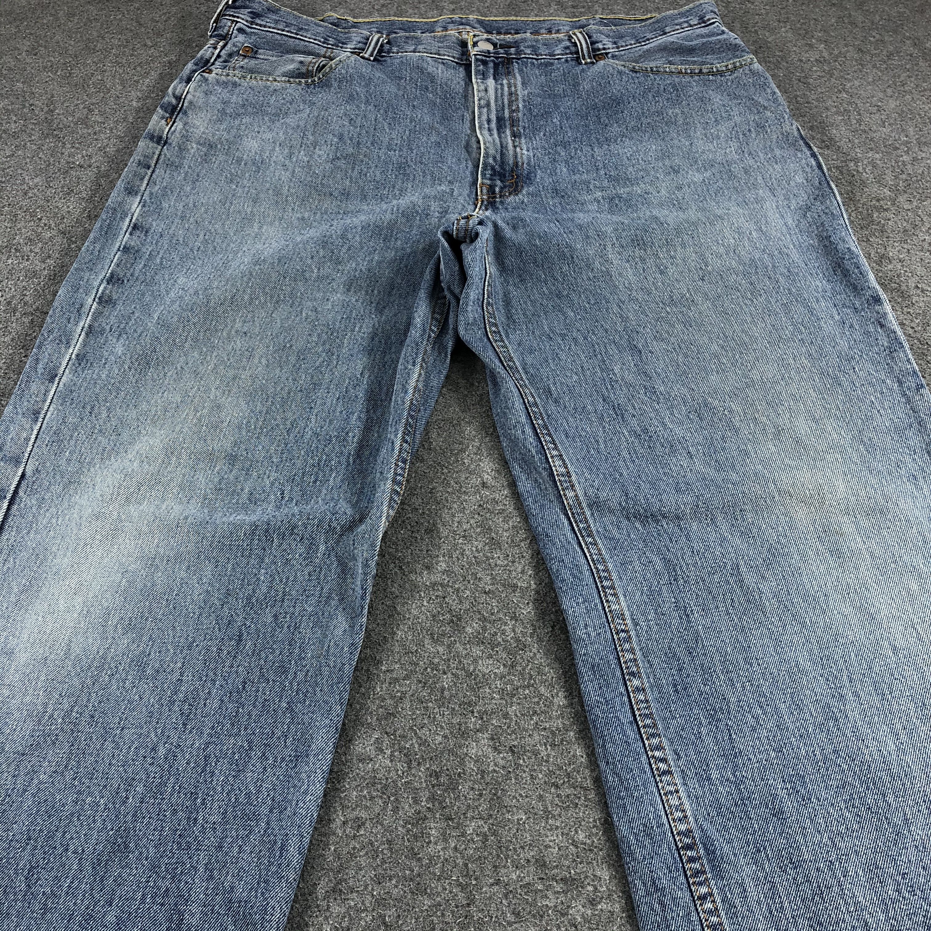 Levi's × Vintage Vintage Levis 550 Light Wash Jeans-JM1285 Size US 42 / EU 58 - 3 Thumbnail