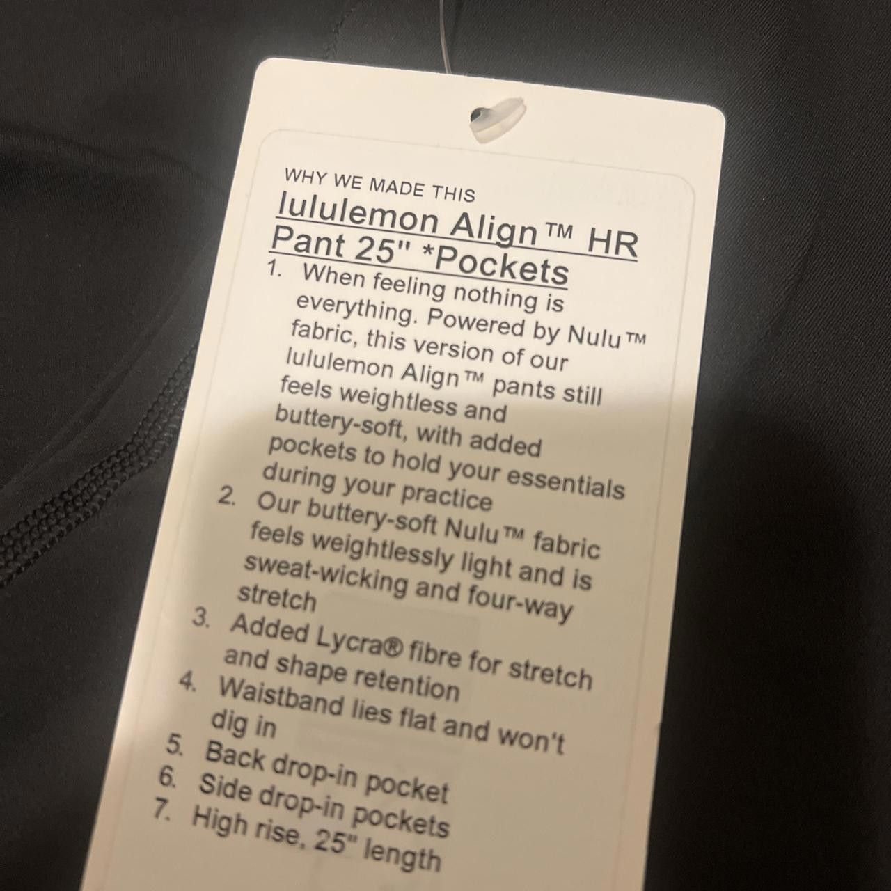 Lululemon Lululemon Align Hr Pants 25 Size 30" / US 8 / IT 44 - 3 Thumbnail