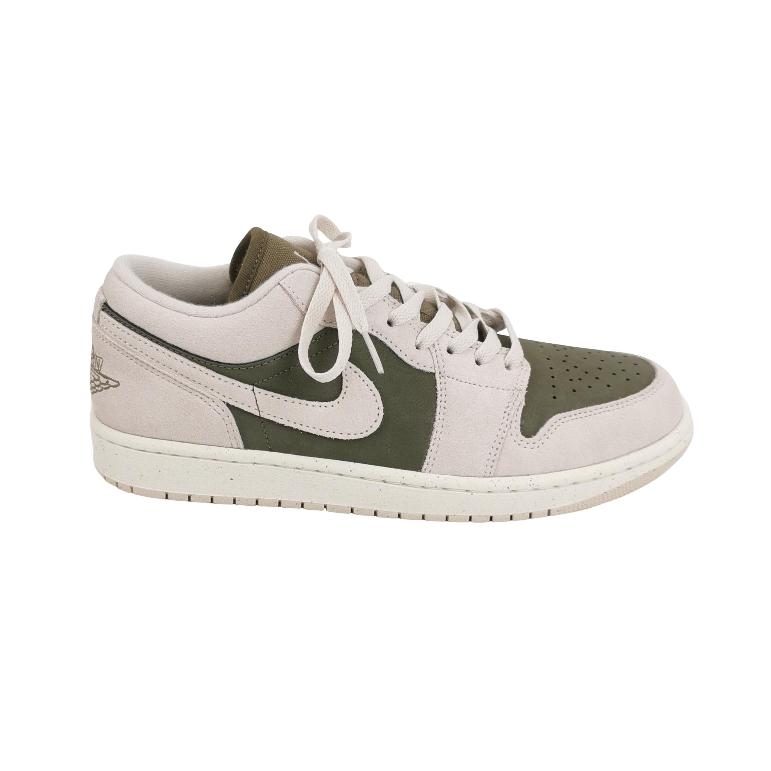 Jordan Brand Jordan Brand Olive Suede AJ1 Low US 10 Size US 10 / EU 43 - 1 Thumbnail