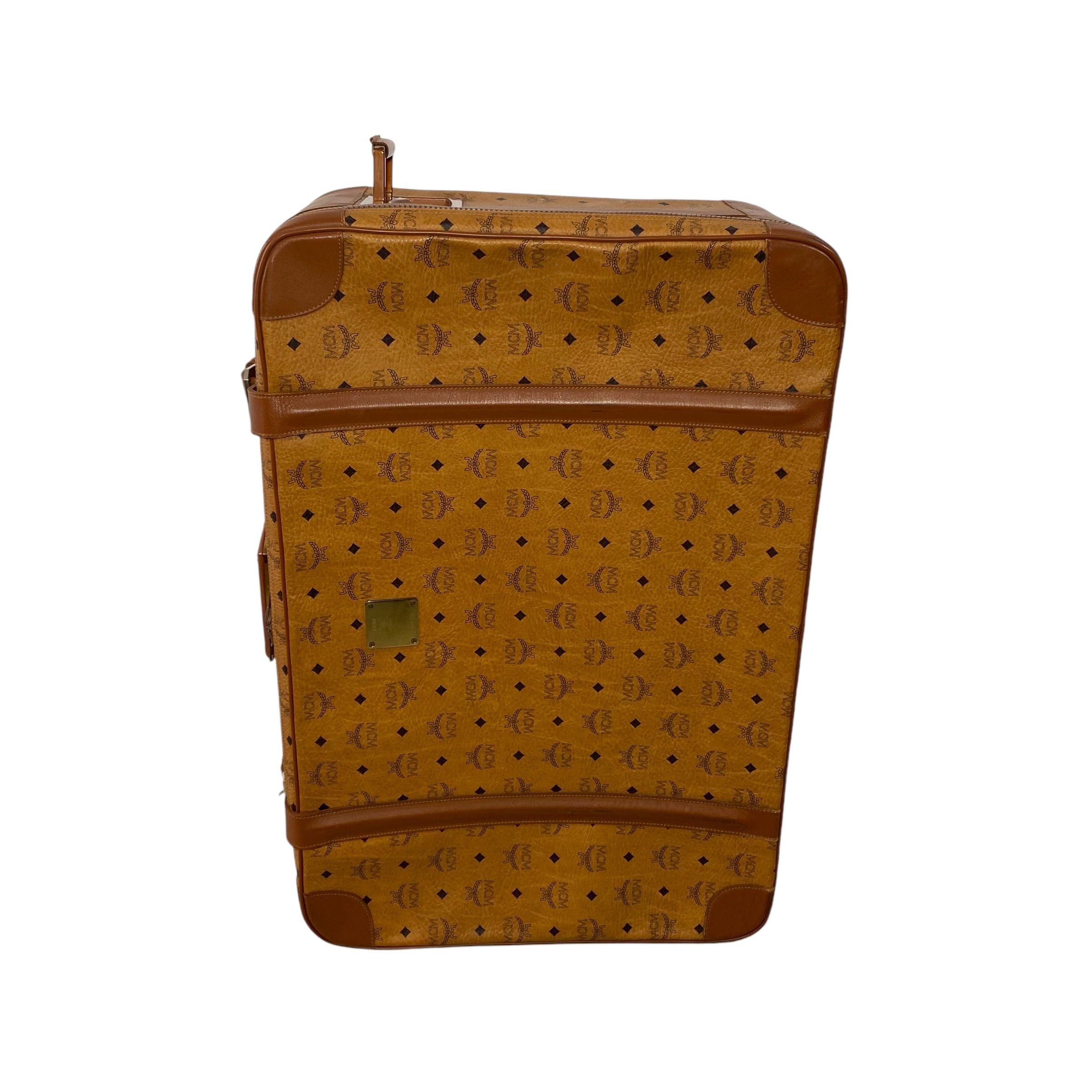 MCM Vintage MCM Visetos Trunk Case Cognac Size ONE SIZE - 3 Thumbnail