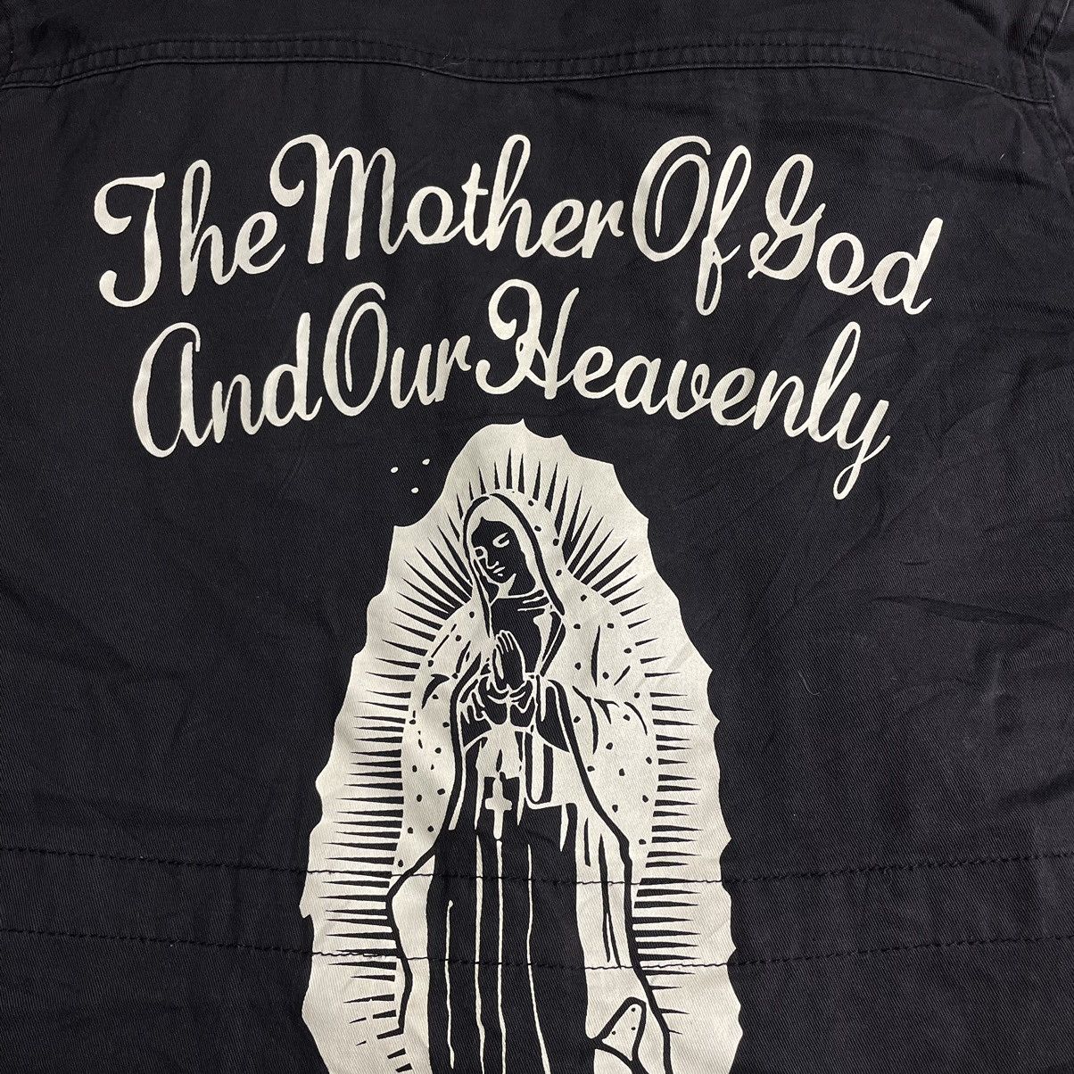 If Six Was Nine 🇯🇵 ARTEMIS MARY MOTHER OF JESUS PRAY LINED BOA FUR JACKET Size US M / EU 48-50 / 2 - 14 Thumbnail