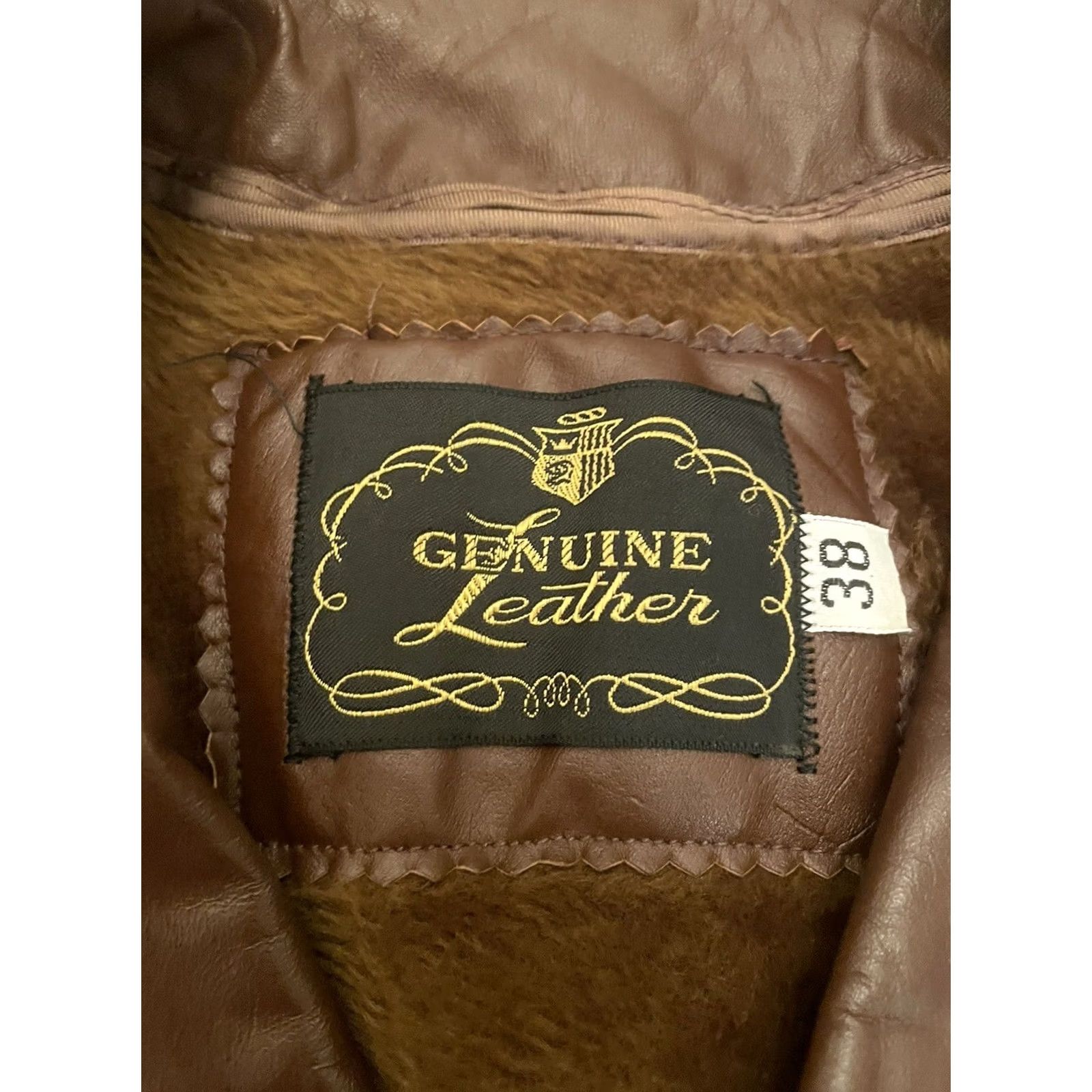 Vintage VINTAGE Genuine Leather Button-Up Brown Trench Coat Women Regular Size 38 Coat Sleeves Long Belted Brown Nylon Lining 29” Length 20” Pit to Pit Size XS / US 0-2 / IT 36-38 - 3 Thumbnail