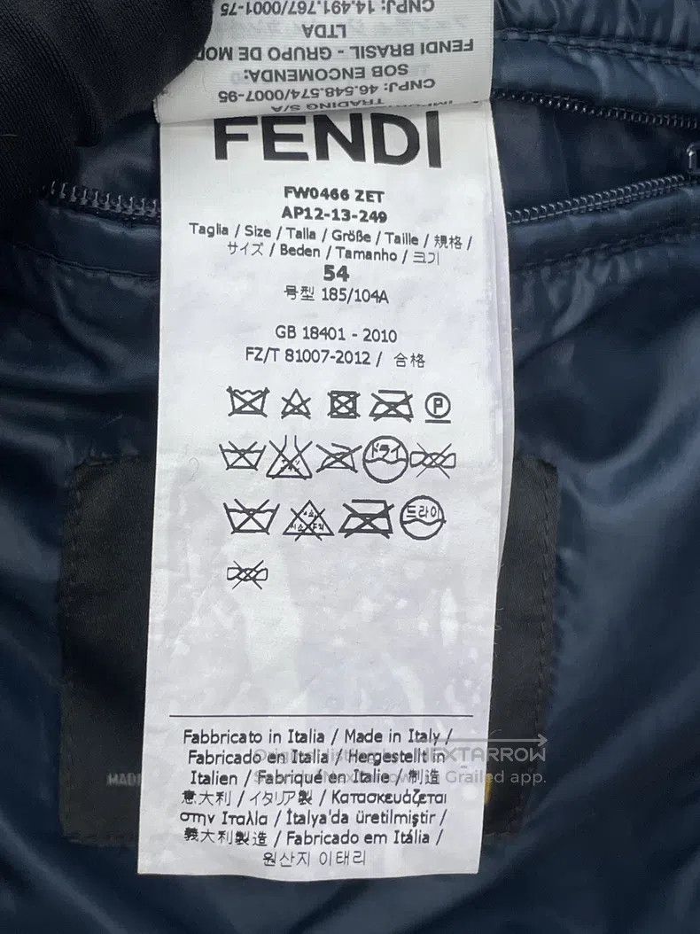 Fendi Fendi Navy Blue Puffer Coat Size US L / EU 52-54 / 3 - 7 Thumbnail