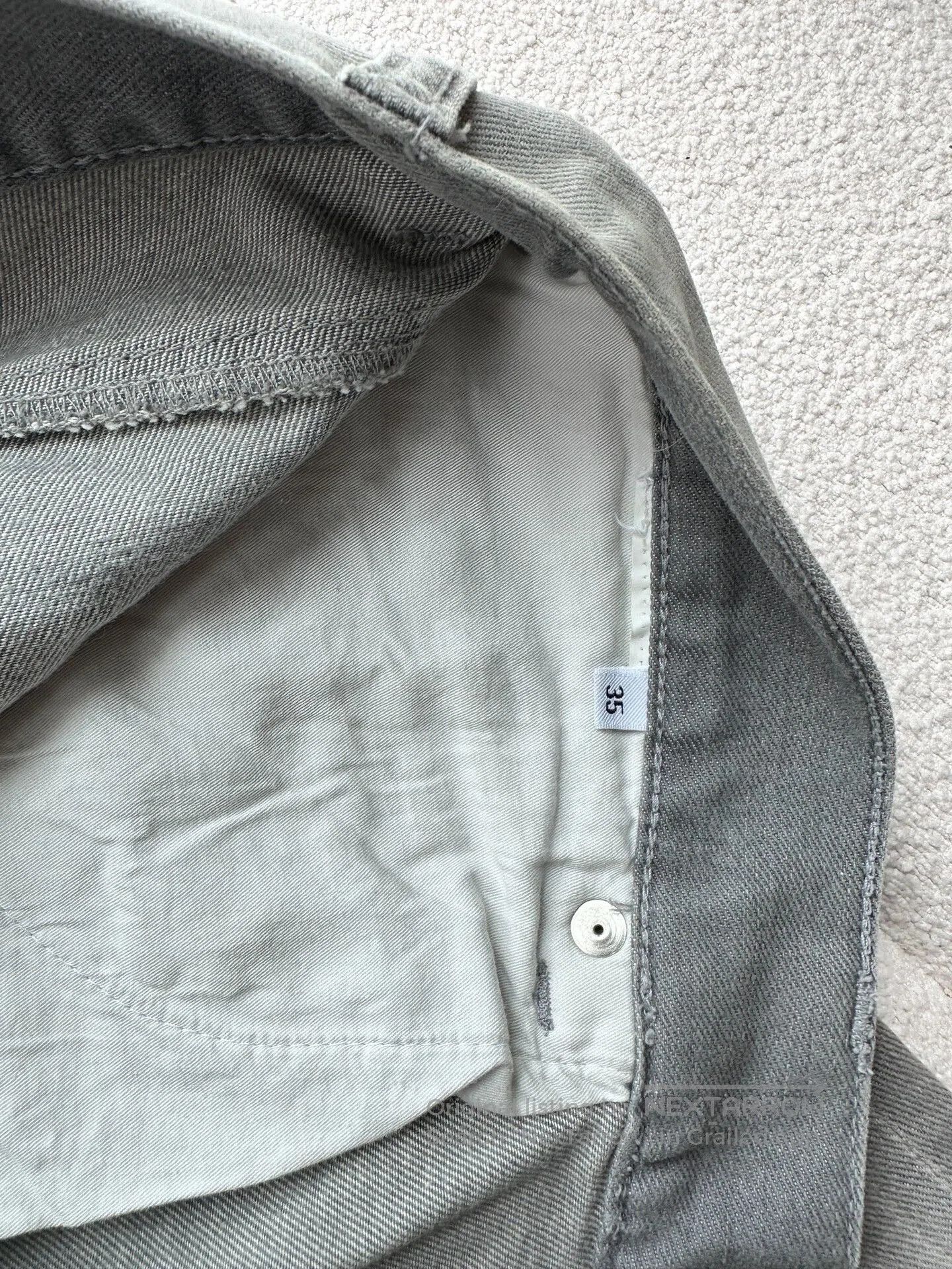 Prada Prada Casual Gray Denim Pants for Men. Size US 35 - 7 Thumbnail