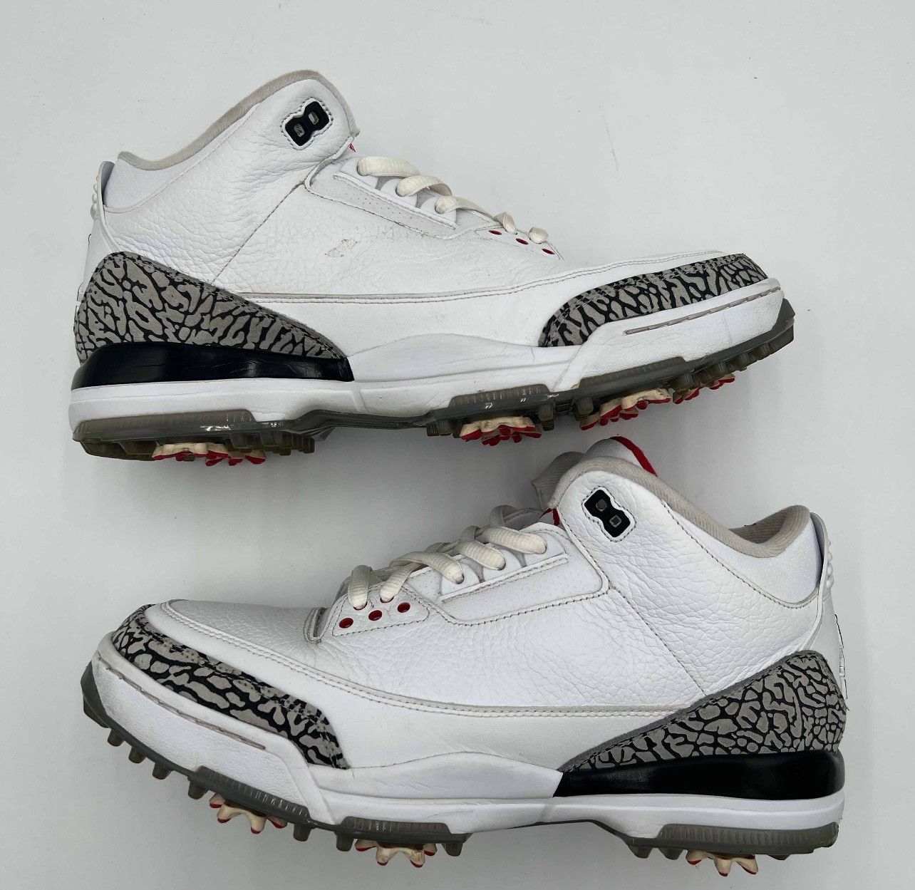Jordan Brand × Nike Jordan 3 White Cement OG Golf Sneakers 2017 Size 12 Size US 12 / EU 45 - 2 Thumbnail