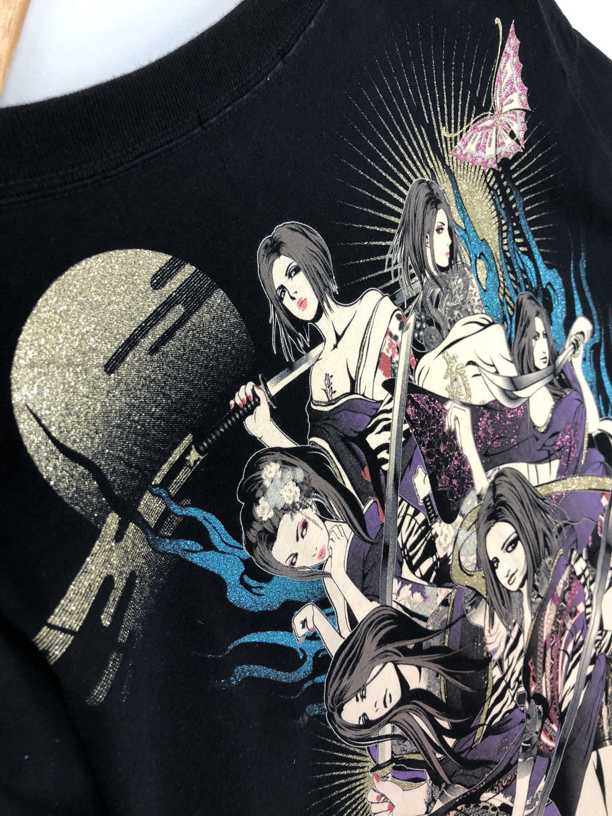 Japanese Brand Divine Retribution Desperade Struggle Big Print Tshirt Size US XXL / EU 58 / 5 - 13 Thumbnail