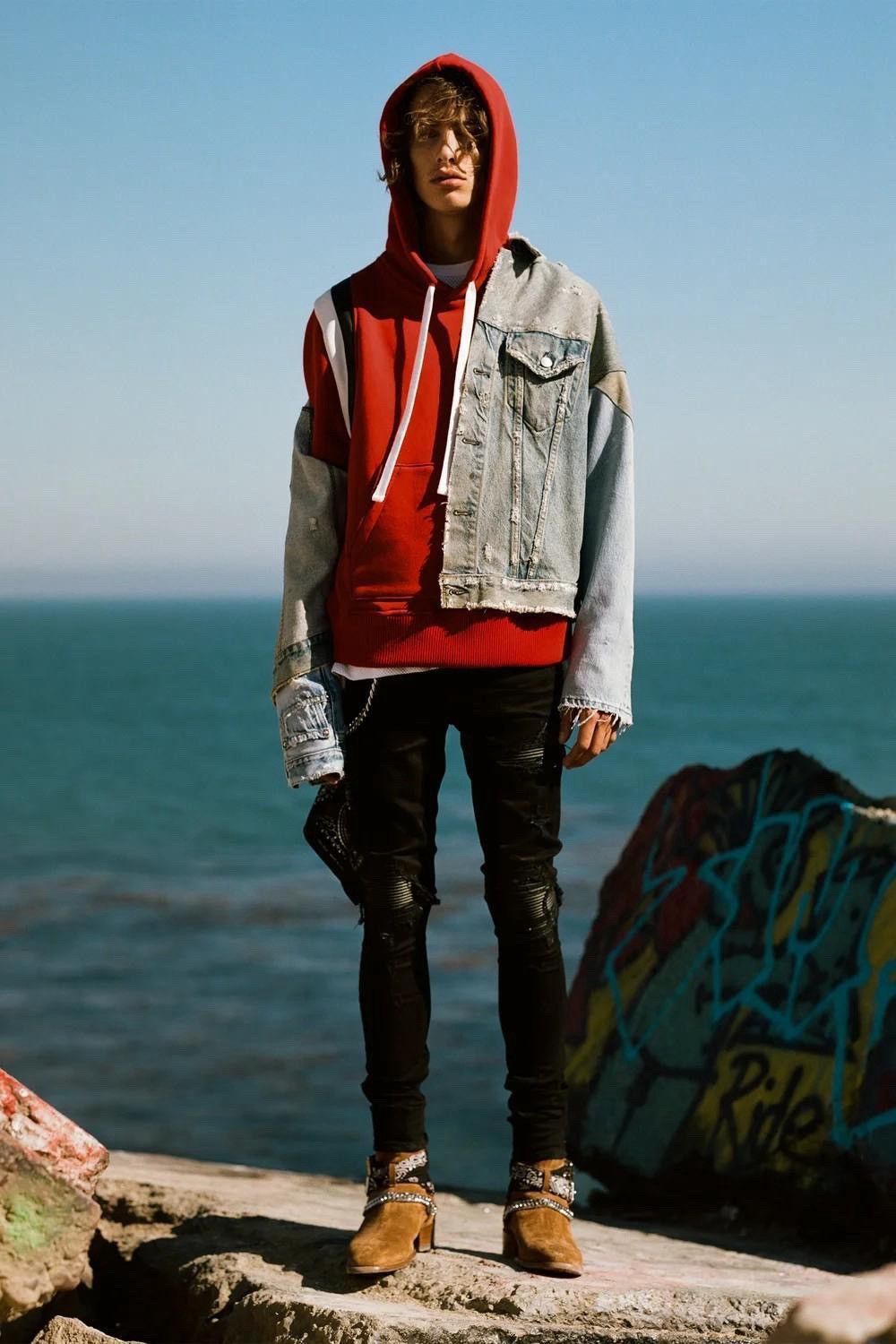 Amiri SS2018 Deconstructed Distressed Denim Jacket Size US S / EU 44-46 / 1 - 3 Thumbnail