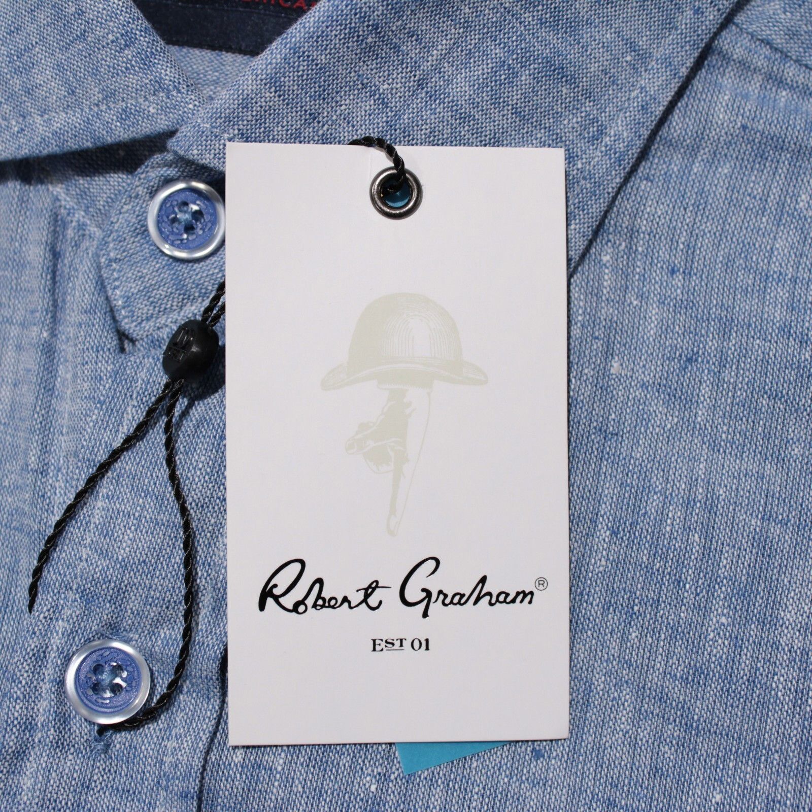 Robert Graham Robert Graham New with tags Shirt Size S US In Blue Size US S / EU 44-46 / 1 - 2 Thumbnail