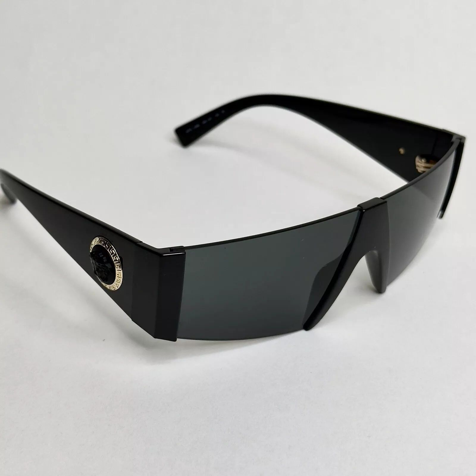 Versace VERSACE VE4360 GRECA Black Gold Medusa Logo Sunglasses 4360 Size ONE SIZE - 5 Thumbnail