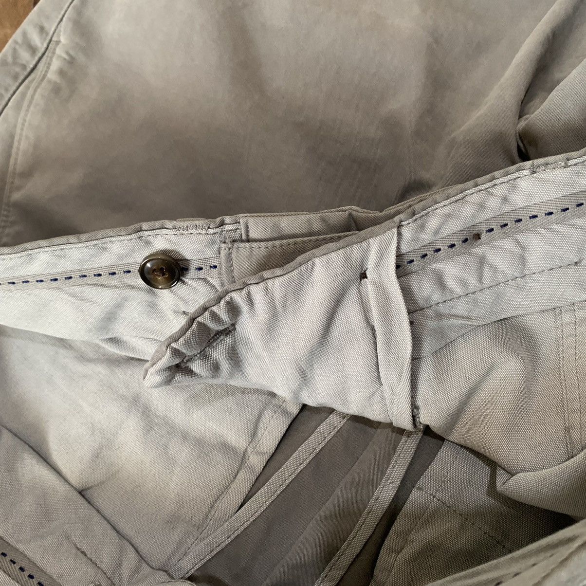 Suitsupply SUITSUPPLY GREY PURE COTTON TROUSERS PANTS OLD MONEY 36 SIZE Size US 36 / EU 52 - 4 Thumbnail