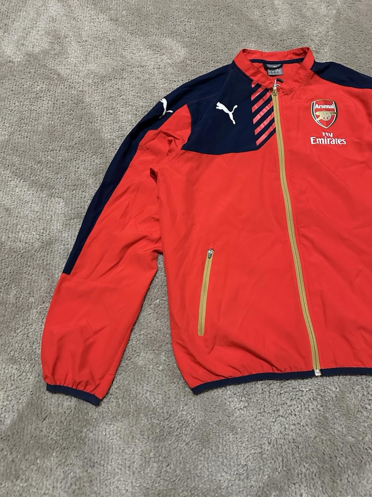 Puma Puma Arsenal 2015-16 Football Soccer Track Jacket Sz L Size US M / EU 48-50 / 2 - 2 Thumbnail