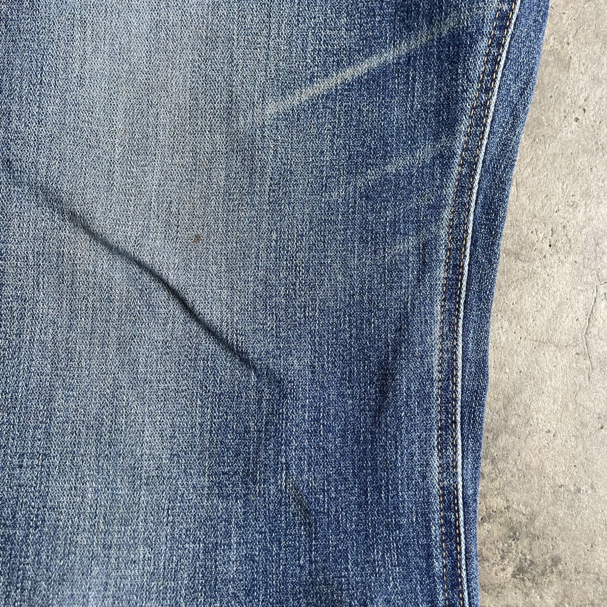 Wrangler 🔥Vintage Wrangler WM3904 Stoned Washed Distress Jeans Size US 35 - 8 Thumbnail