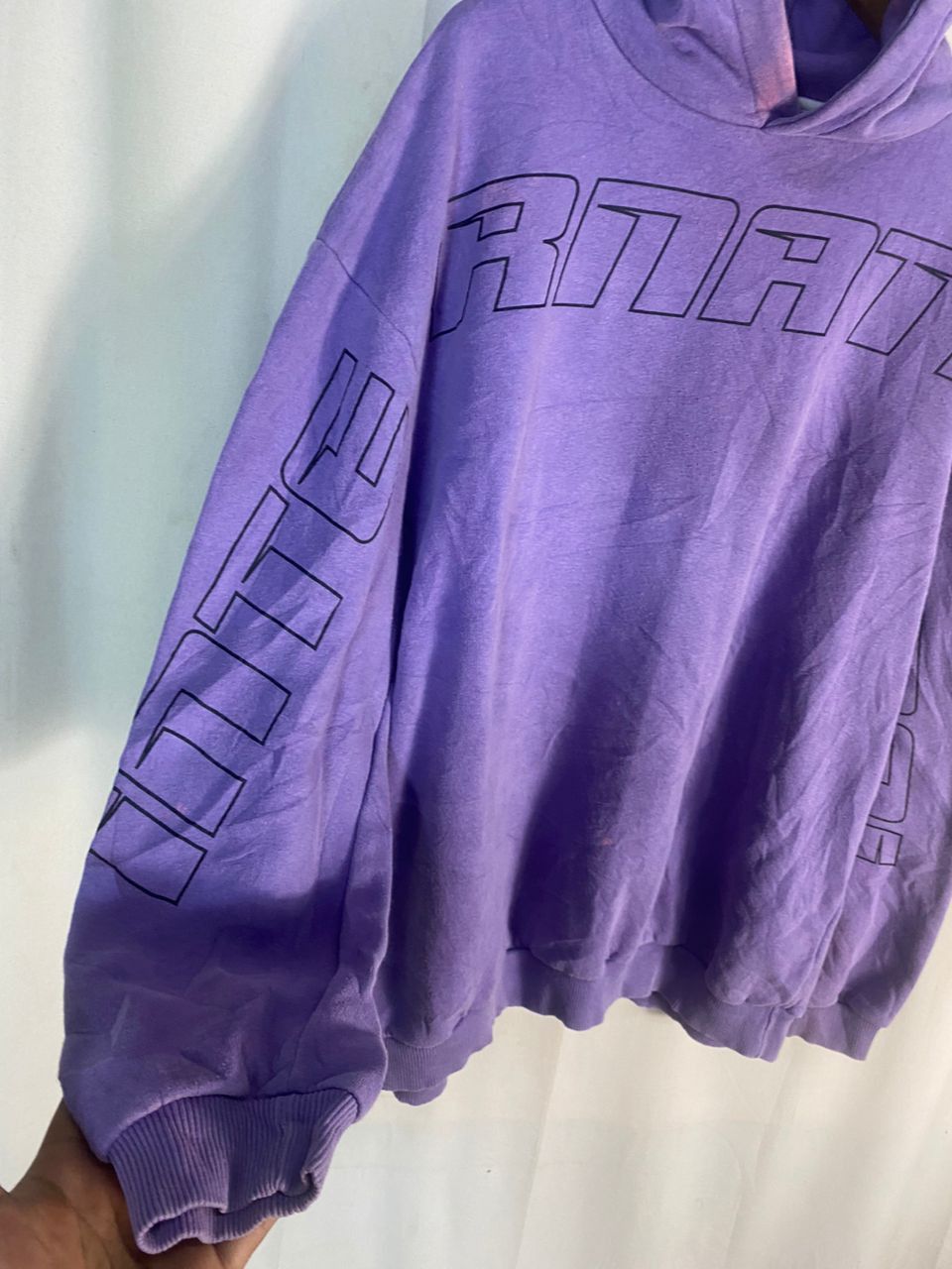 Boohoo Unisex🔥Boohooman printed baggy hoodie Size US L / EU 52-54 / 3 - 7 Thumbnail