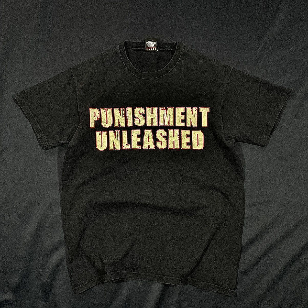 WWF Vintage 2000s WWE PUNISHMENT UNLEASHED TRIPLE H TEE Size US L / EU 52-54 / 3 - 3 Thumbnail