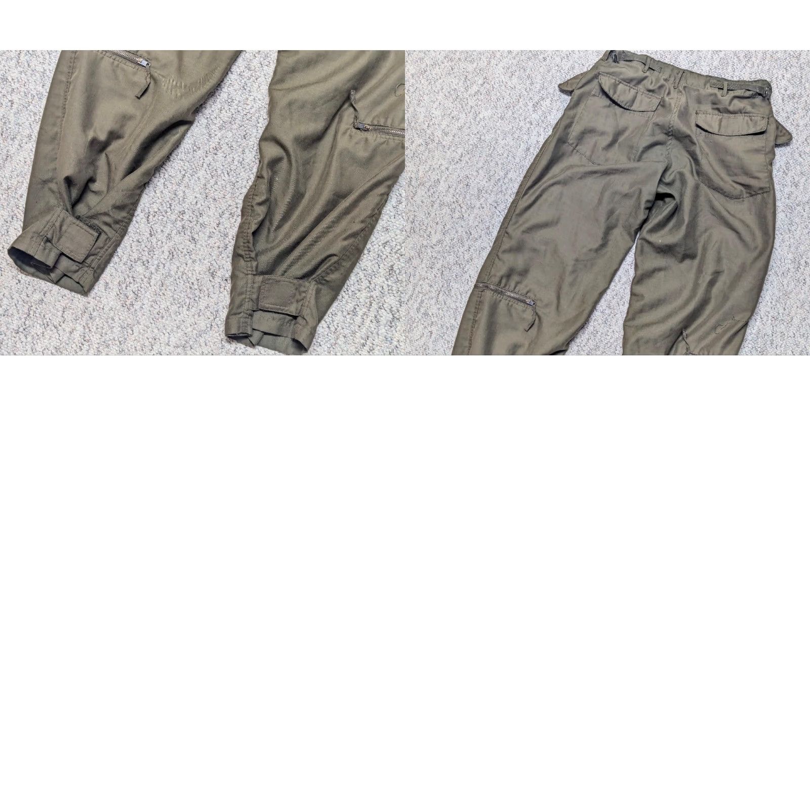 Vintage VINTAGE US Army Cargo Pants Shirt Mens 32x32 Green Cotton OG107 1970s Vietnam Size US 32 / EU 48 - 9 Thumbnail