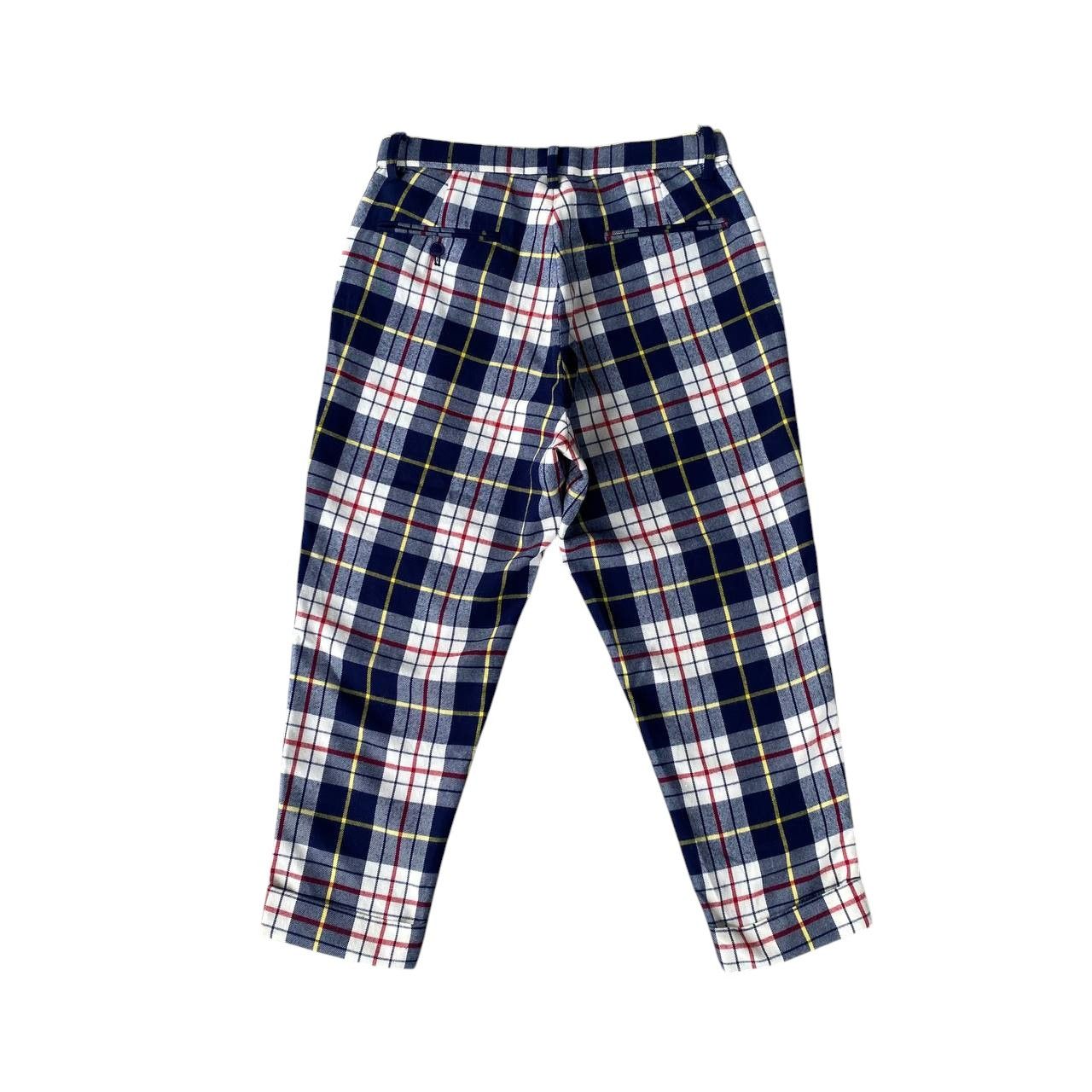 Issey Miyake Ne-net by Issey Miyake Plaid Cropped Pants Dance Punk Size US 30 / EU 46 - 11 Thumbnail