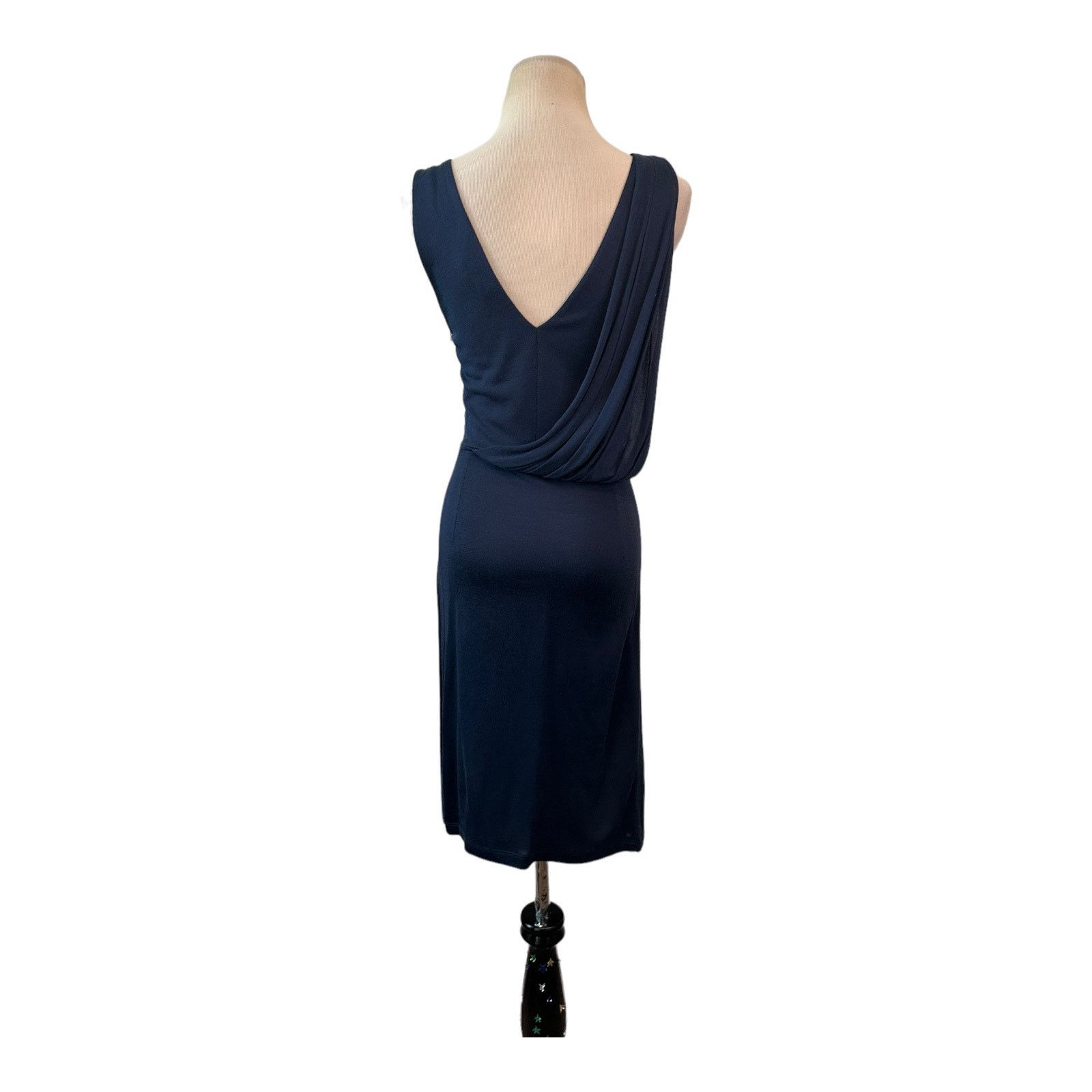 French Connection French Connection navy blue pleated front skirt dress size 4 Size S / US 4 / IT 40 - 2 Thumbnail