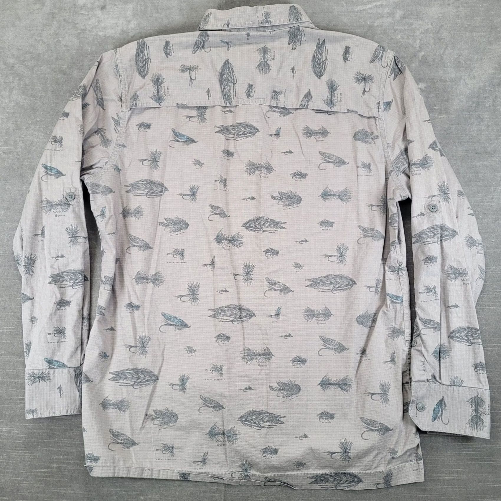 Croft & Barrow Croft & Barrow Mens Quick Dry Fly Fishing Shirt Grey Ripstop Long Sleeve Size US M / EU 48-50 / 2 - 4 Thumbnail