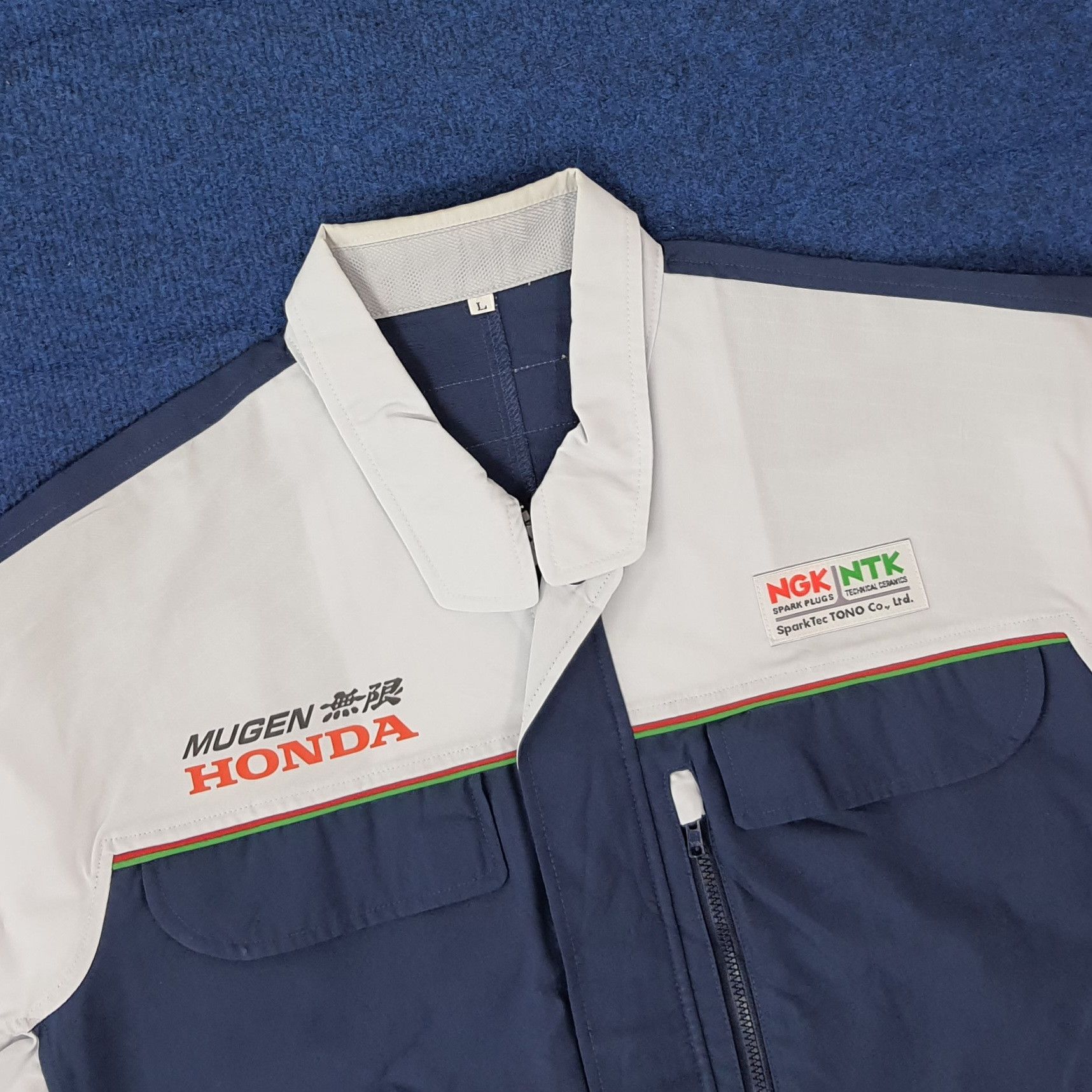 Honda Vintage HONDA Mugen Motorsports Custom Logo Jacket C259N74 Size US L / EU 52-54 / 3 - 4 Thumbnail