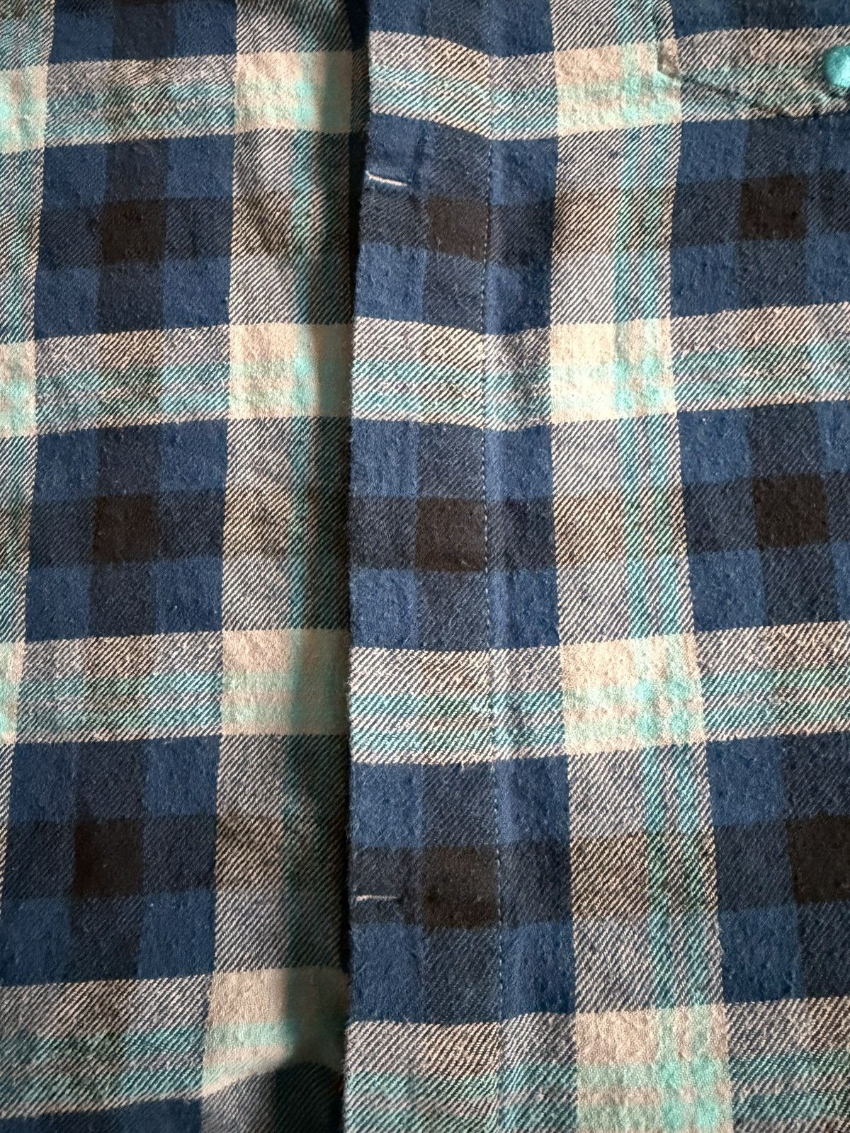 Oakley Oakley Flannel Shirt Blue & Teal Cotton Button Up Outdoor Size US L / EU 52-54 / 3 - 5 Thumbnail