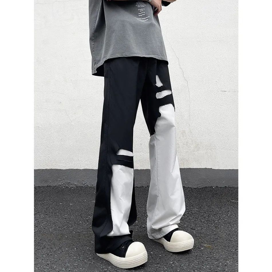 Japanese Brand × Jean Retro hip-hop straight leg micro flared jeans Size US 30 / EU 46 - 2 Thumbnail
