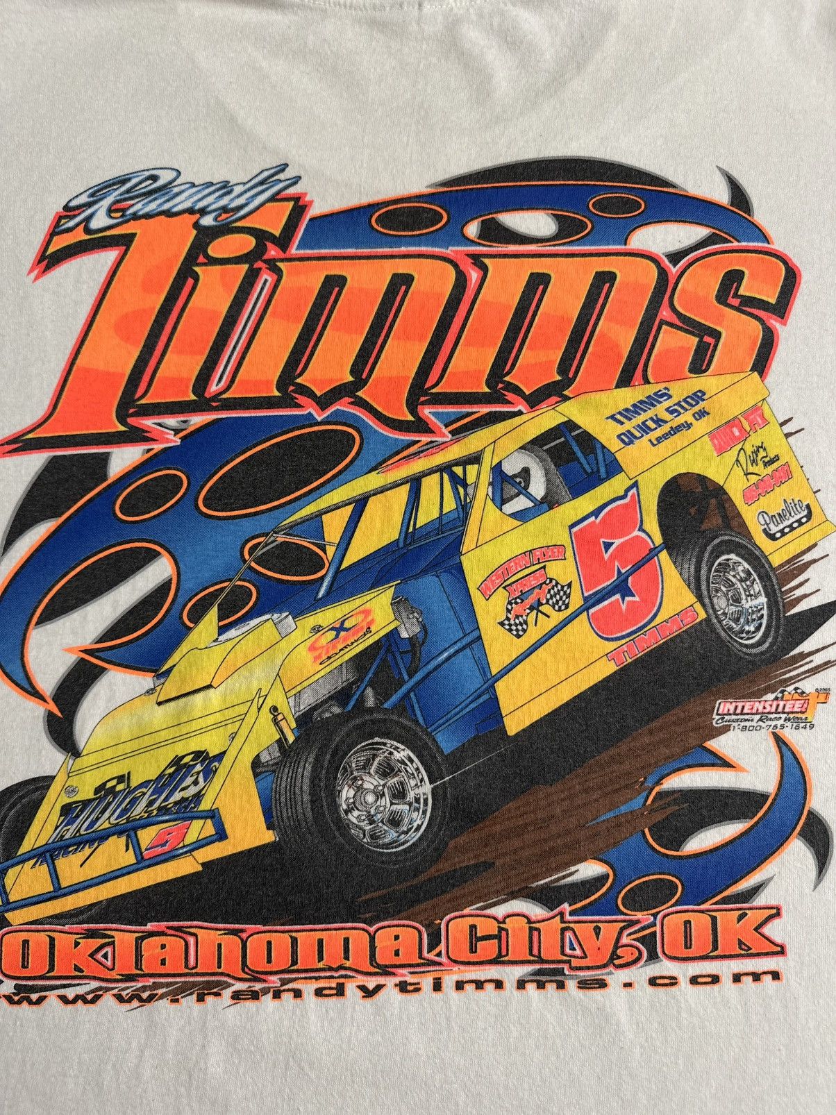 Chase Authentics × NASCAR Vintage 2005 Randy Timms Dirt Track Racing Graphic Tee Size US XL / EU 56 / 4 - 12 Thumbnail