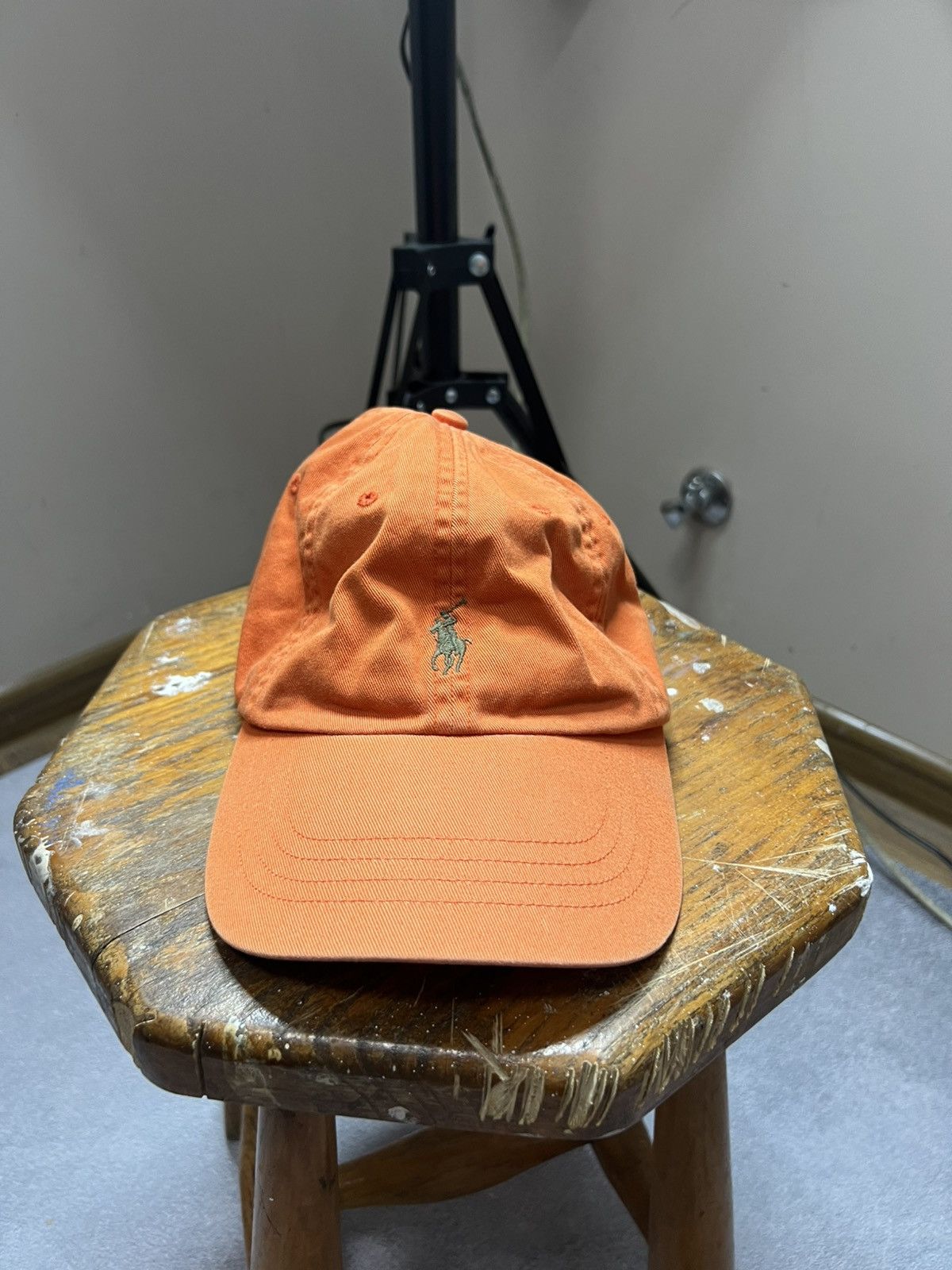 Polo Ralph Lauren Vintage Polo Ralph Lauren Orange Adjustable Cap Size ONE SIZE - 2 Thumbnail