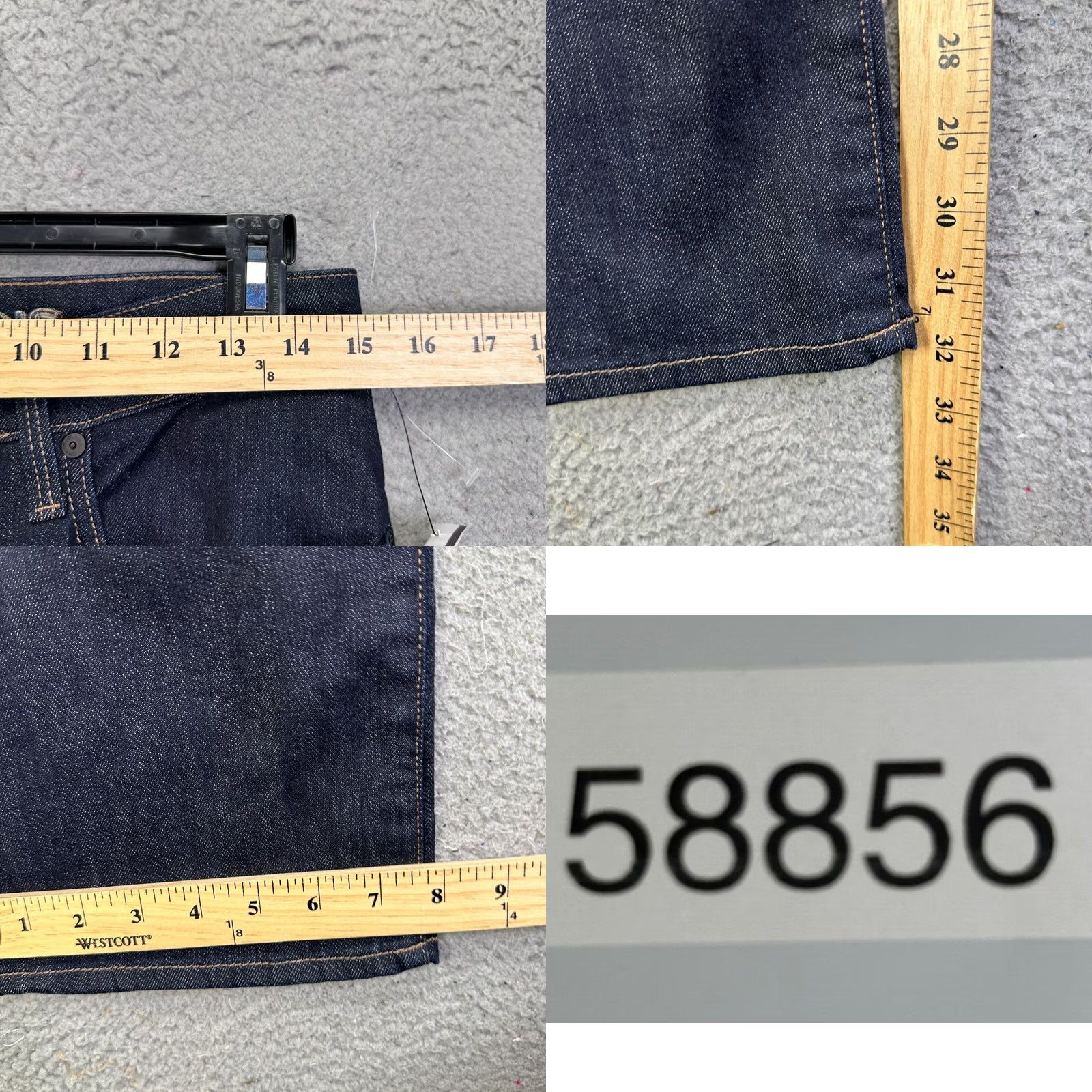 Vintage Mavi Jeans Zach Mens 29X32 Blue Dark Wash Straight Stretch 5-Pocket Denim NEW Size US 29 - 8 Thumbnail