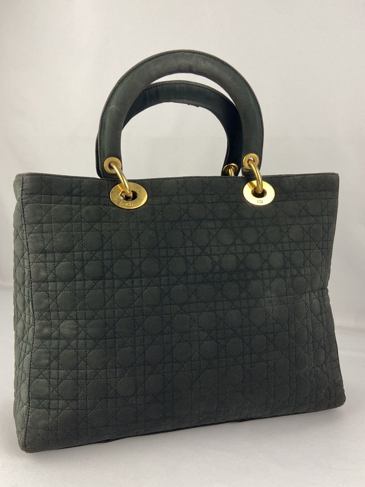 Dior Authentic Vintage Chrostian Lady Dior cannage Nylon Size ONE SIZE - 6 Thumbnail
