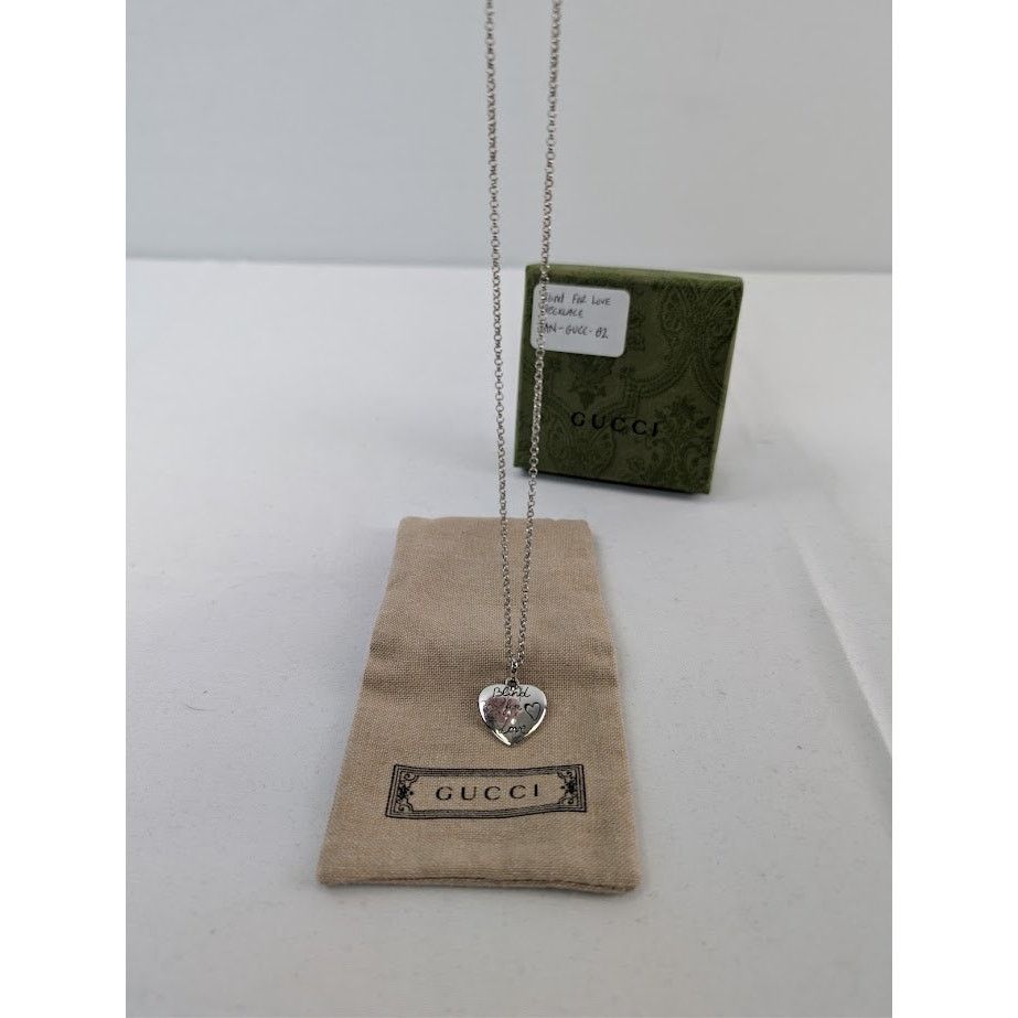 Gucci o1rshd1 Size: OS / Blind For Love Necklace in Silver Size ONE SIZE - 11 Thumbnail