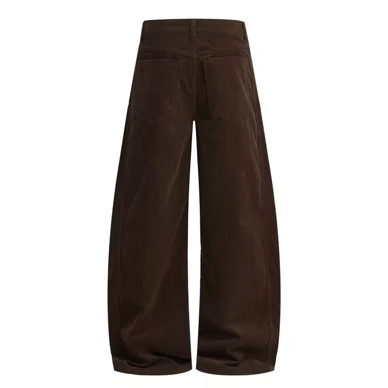 Vintage Corduroy Retro Vintage Style Baggy Brown Pants Y2k Size US 32 / EU 48 - 3 Thumbnail