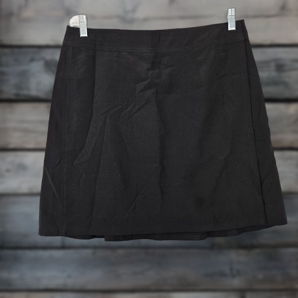 Vintage Rip Skirt Wrap Skirt Womens L Solid Black Short Casual Size Large Size 36" / US 14 / IT 50 - 1 Thumbnail