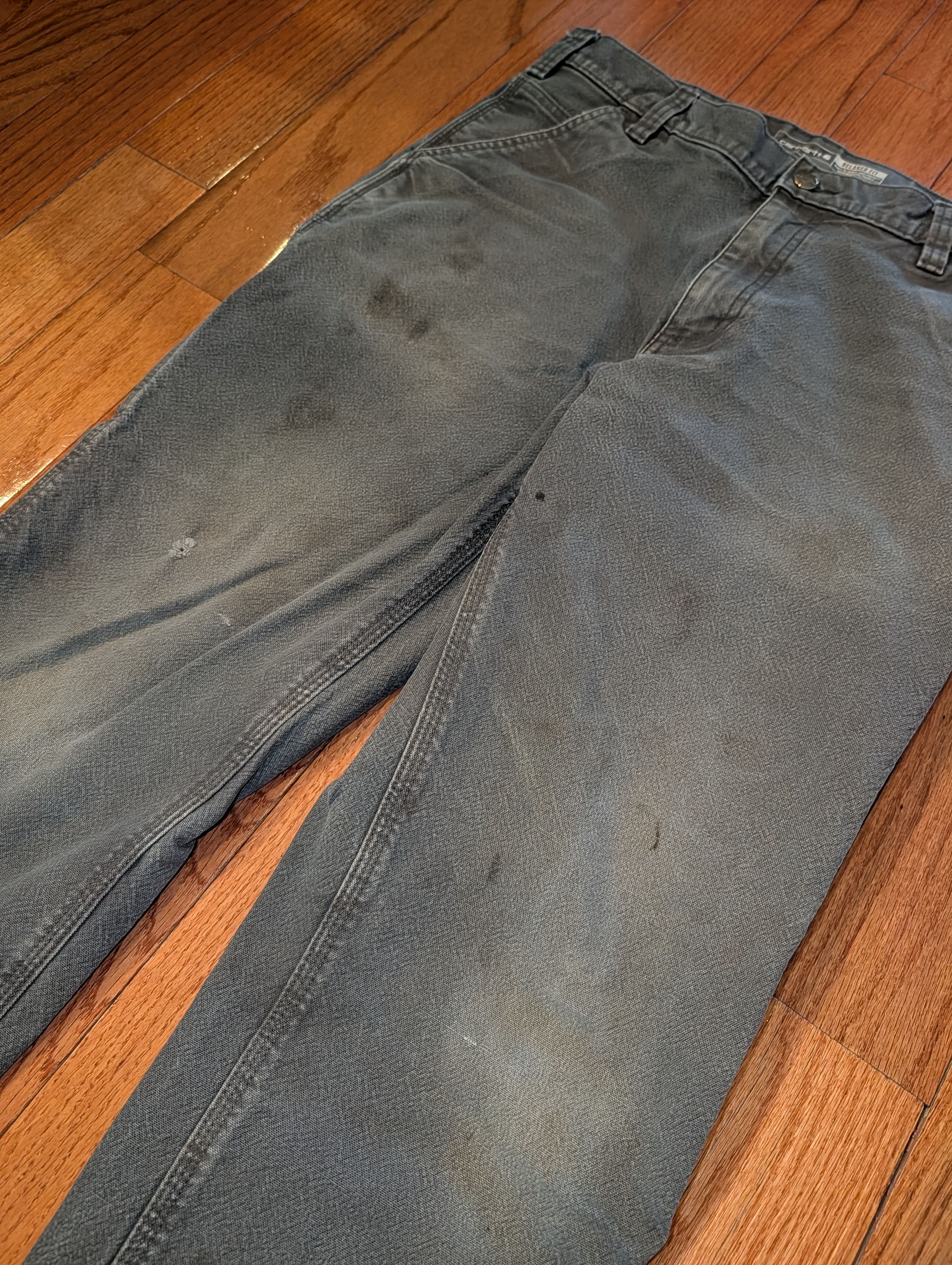 Carhartt Carhartt 103279 Rugged Flex Relaxed Canvas Work Pants 34x34 Size US 34 / EU 50 - 10 Thumbnail
